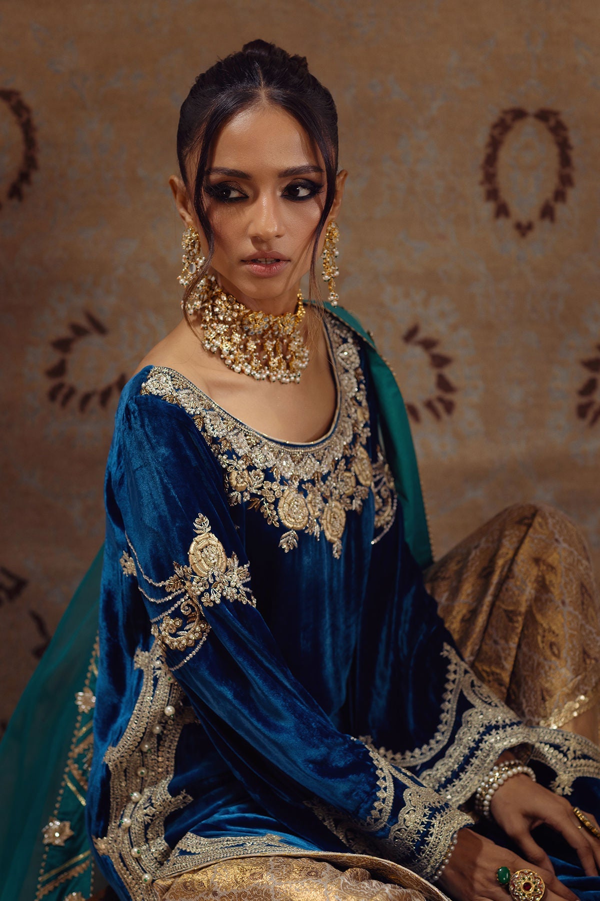 Annus Abrar | Mirha Winter Velour | Riyana by Annus Abrar - Designer Dress - Type: Ladies Clothes - Available at Sana Yasir - 100% Original