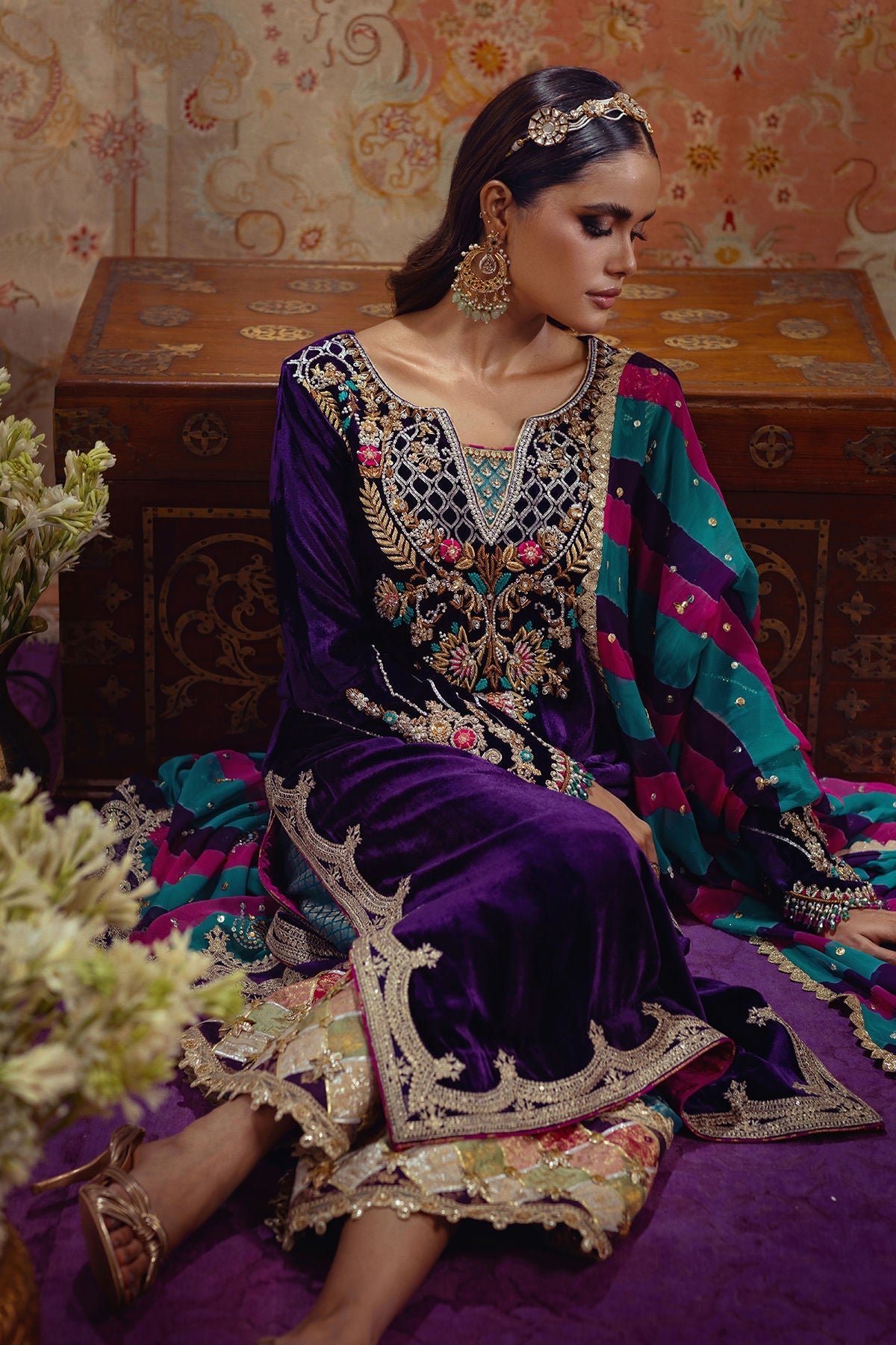 Annus Abrar | Mirha Winter Velour | Dalia by Annus Abrar - Designer Dress - Type: Ladies Clothes - Available at Sana Yasir - 100% Original