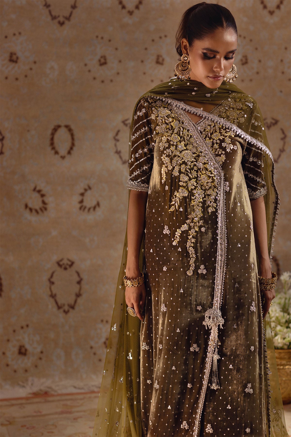 Annus Abrar | Mirha Winter Velour | Emur by Annus Abrar - Designer Dress - Type: Ladies Clothes - Available at Sana Yasir - 100% Original