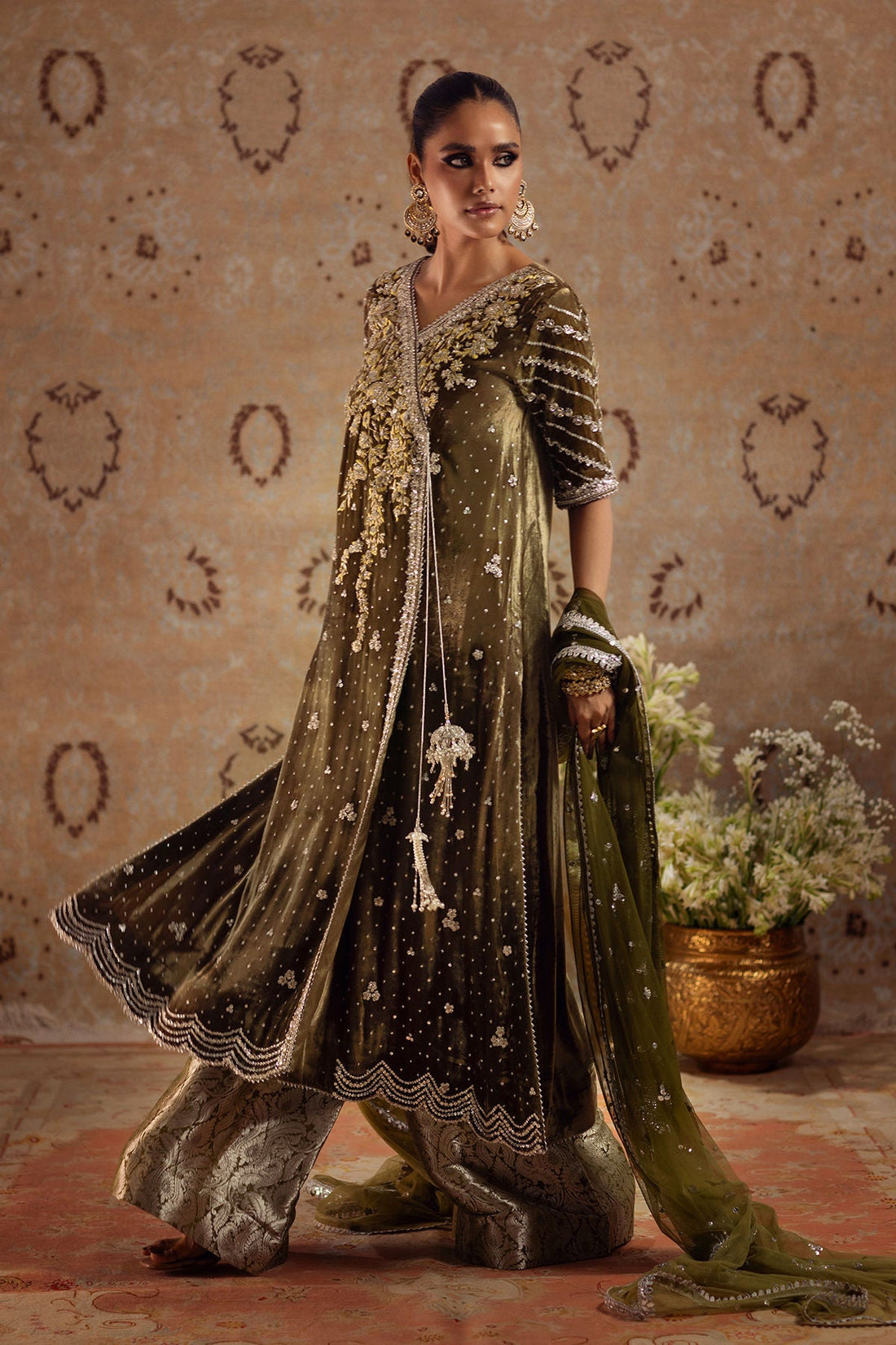 Annus Abrar | Mirha Winter Velour | Emur by Annus Abrar - Designer Dress - Type: Ladies Clothes - Available at Sana Yasir - 100% Original
