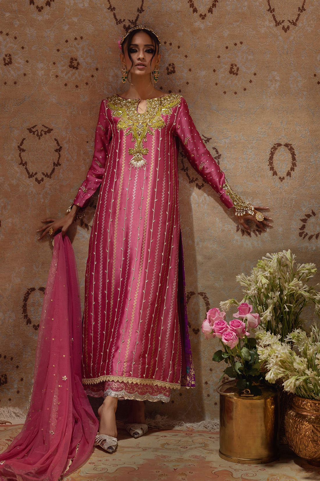 Annus Abrar | Mirha Winter Velour | Elen by Annus Abrar - Designer Dress - Type: Ladies Clothes - Available at Sana Yasir - 100% Original