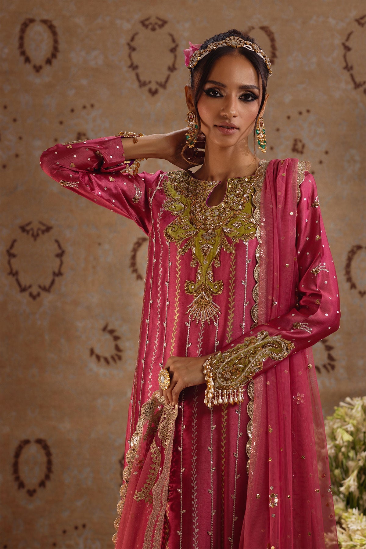 Annus Abrar | Mirha Winter Velour | Elen by Annus Abrar - Designer Dress - Type: Ladies Clothes - Available at Sana Yasir - 100% Original