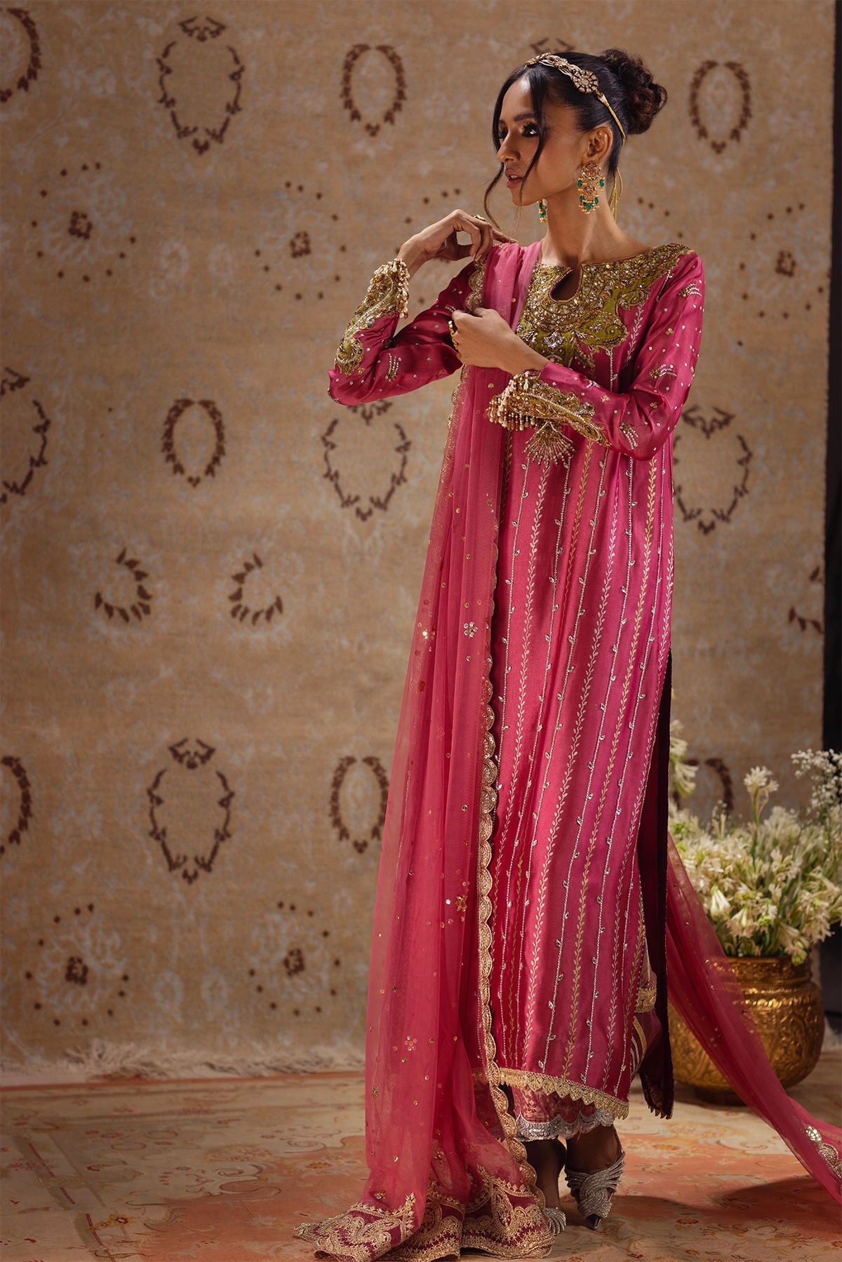 Annus Abrar | Mirha Winter Velour | Elen by Annus Abrar - Designer Dress - Type: Ladies Clothes - Available at Sana Yasir - 100% Original