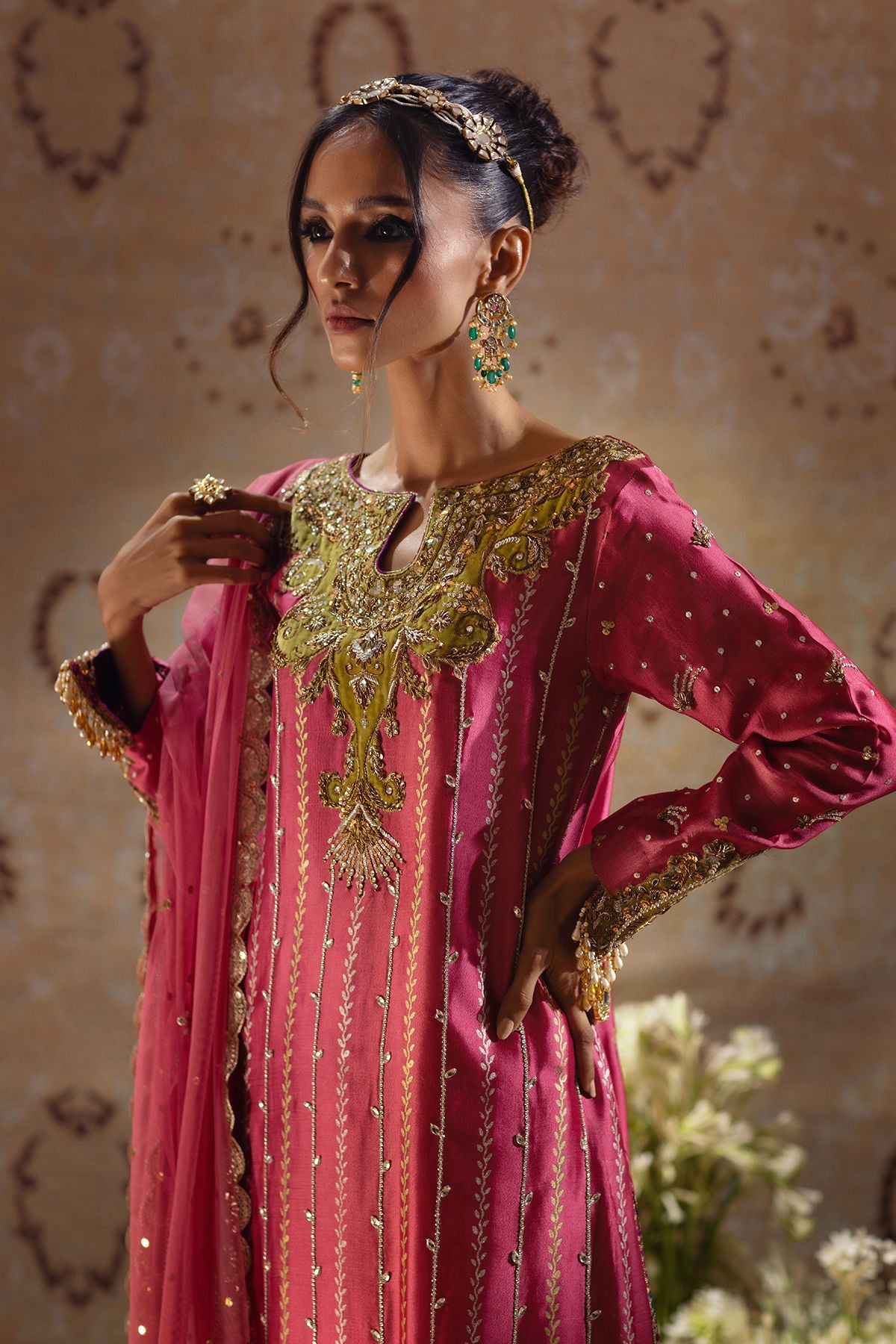 Annus Abrar | Mirha Winter Velour | Elen by Annus Abrar - Designer Dress - Type: Ladies Clothes - Available at Sana Yasir - 100% Original