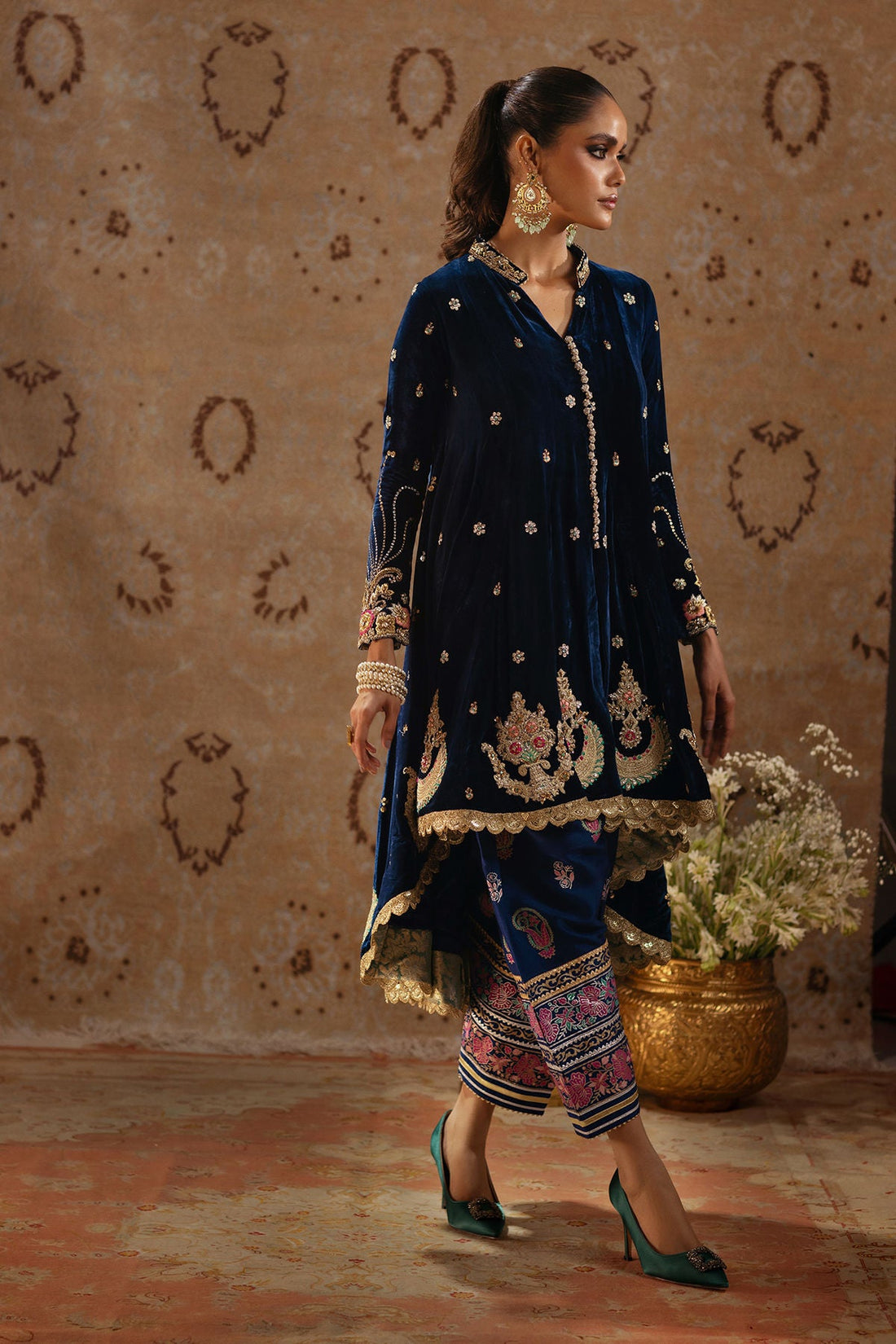 Annus Abrar | Mirha Winter Velour | Sheema by Annus Abrar - Designer Dress - Type: Ladies Clothes - Available at Sana Yasir - 100% Original