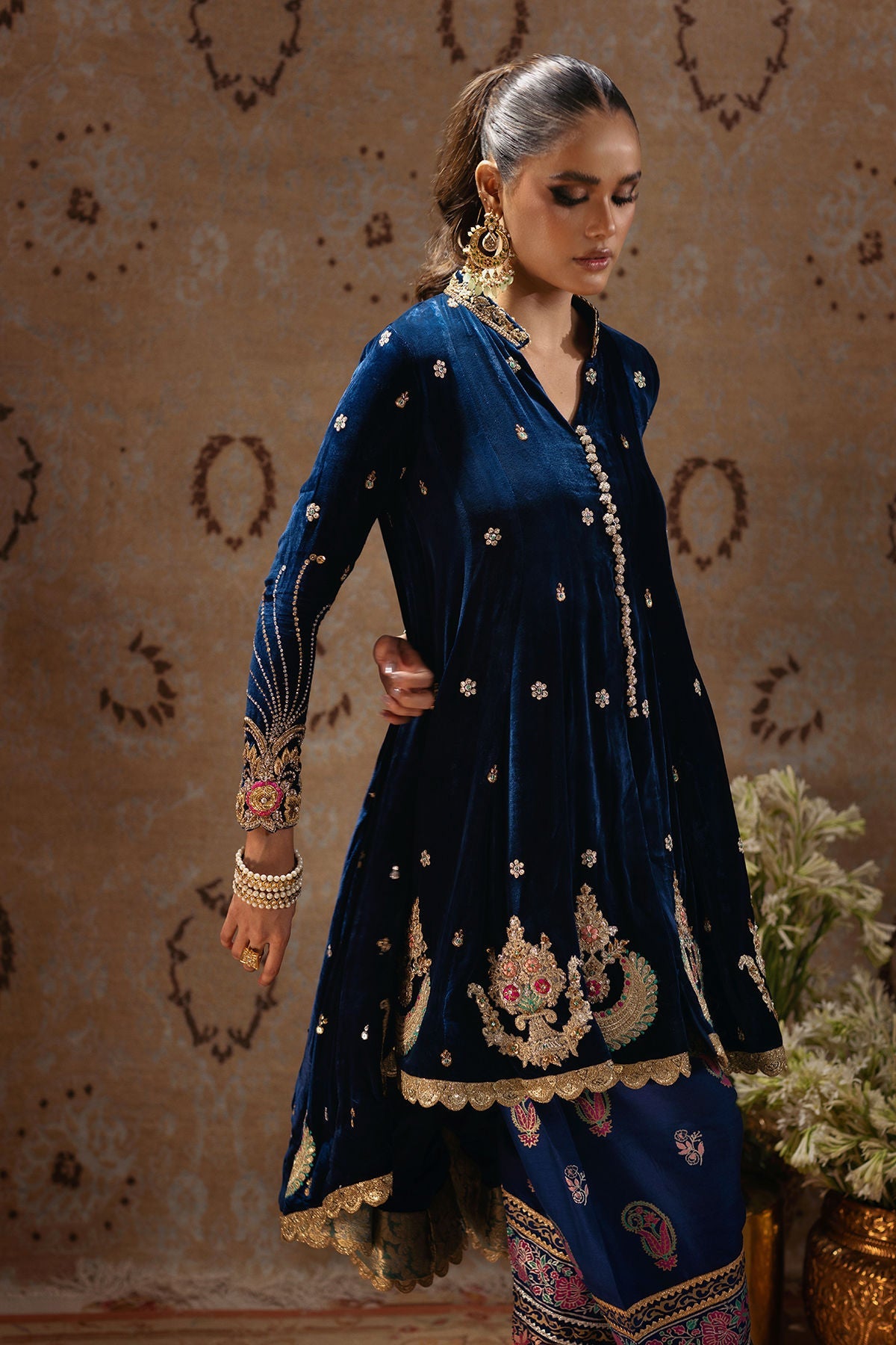Annus Abrar | Mirha Winter Velour | Sheema by Annus Abrar - Designer Dress - Type: Ladies Clothes - Available at Sana Yasir - 100% Original