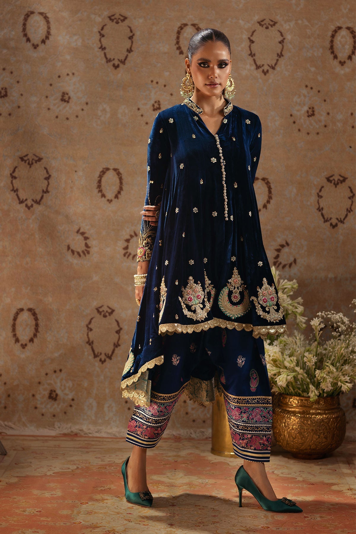 Annus Abrar | Mirha Winter Velour | Sheema by Annus Abrar - Designer Dress - Type: Ladies Clothes - Available at Sana Yasir - 100% Original