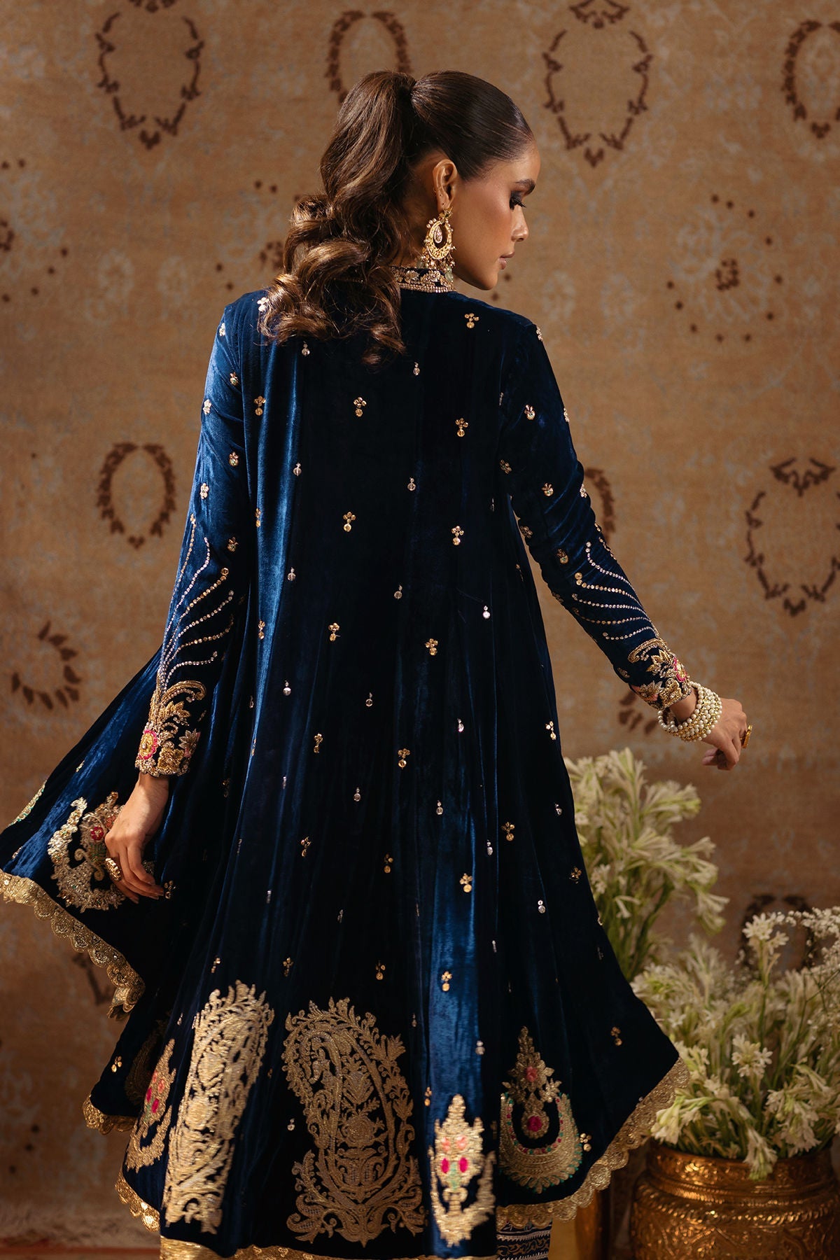 Annus Abrar | Mirha Winter Velour | Sheema by Annus Abrar - Designer Dress - Type: Ladies Clothes - Available at Sana Yasir - 100% Original