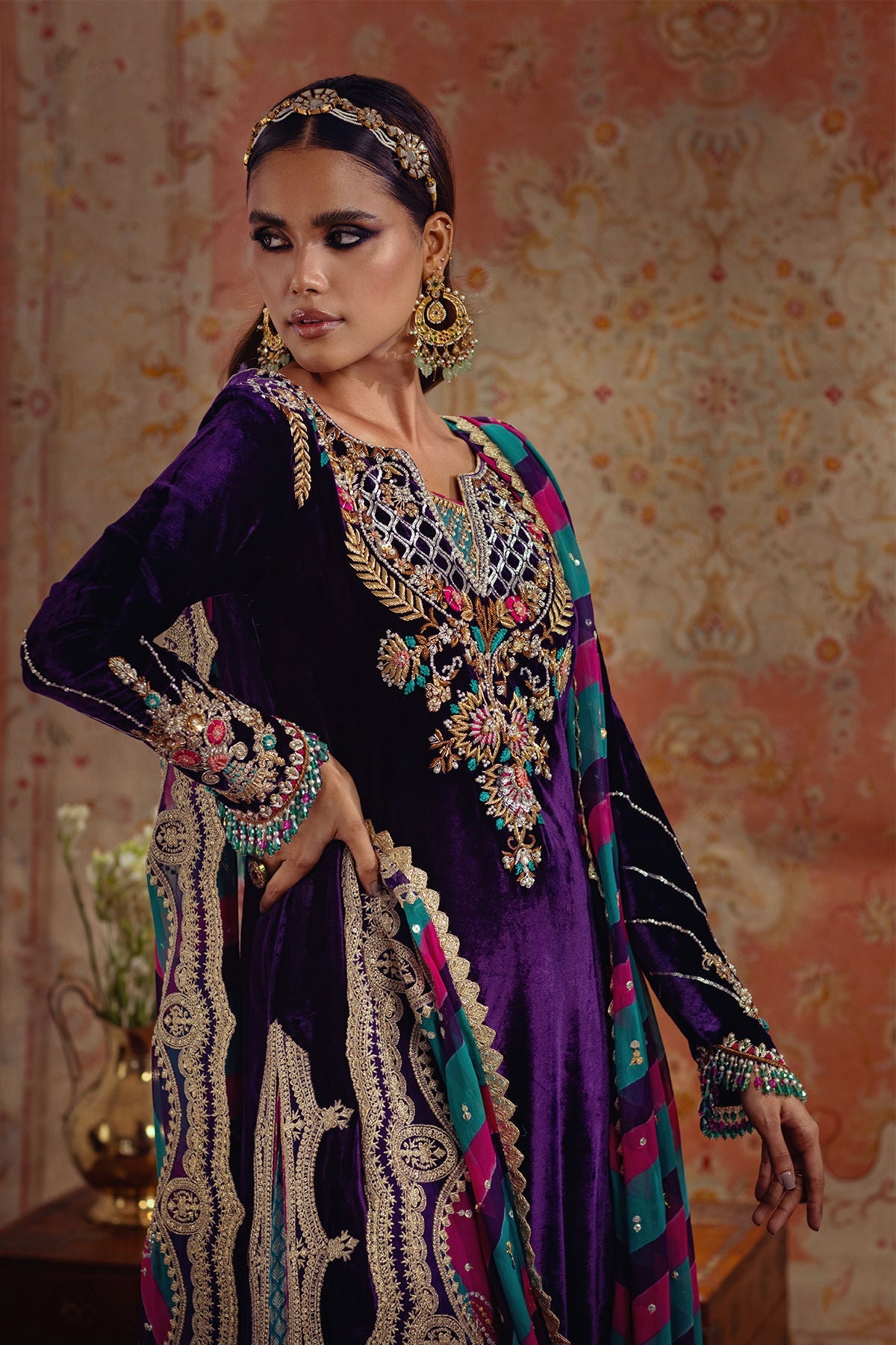 Annus Abrar | Mirha Winter Velour | Dalia by Annus Abrar - Designer Dress - Type: Ladies Clothes - Available at Sana Yasir - 100% Original
