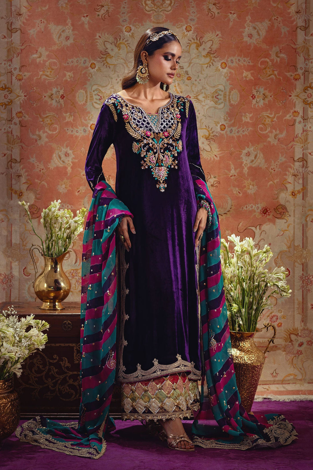 Annus Abrar | Mirha Winter Velour | Dalia by Annus Abrar - Designer Dress - Type: Ladies Clothes - Available at Sana Yasir - 100% Original