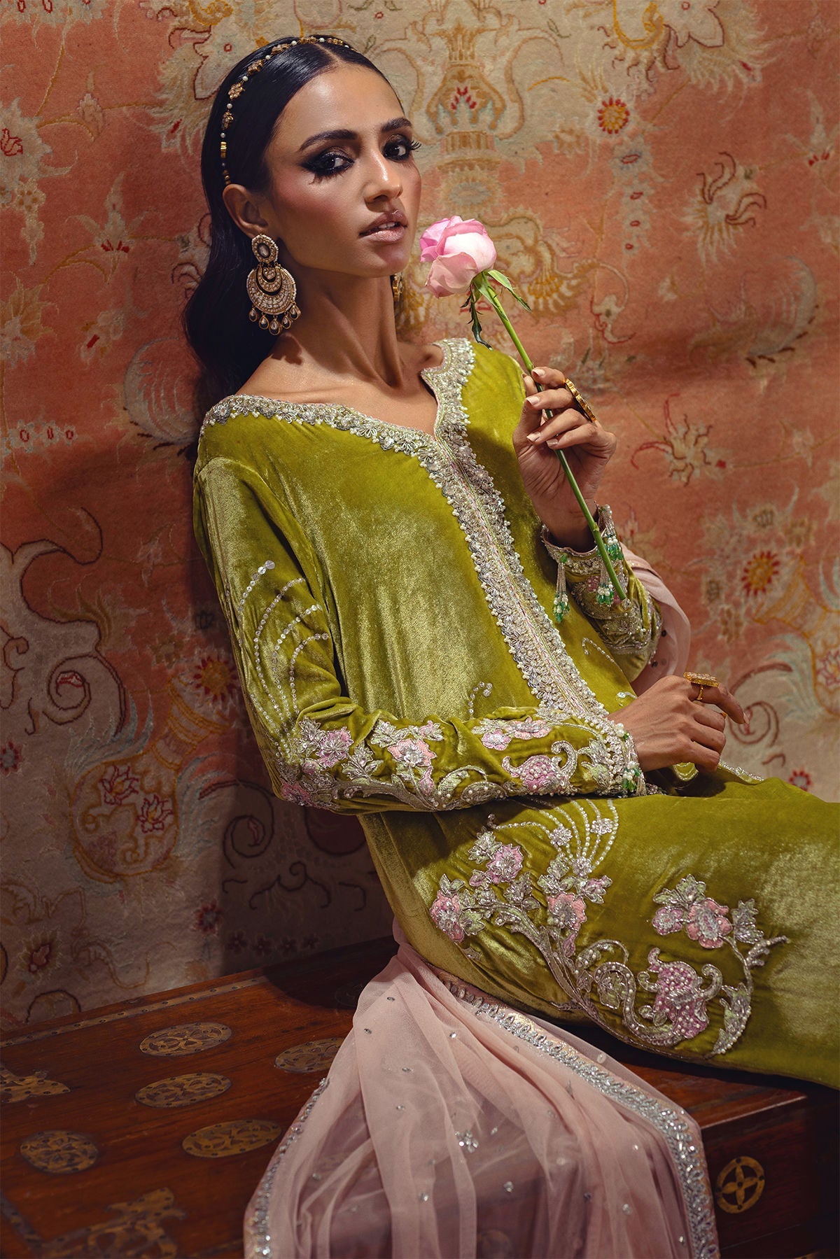 Annus Abrar | Mirha Winter Velour | Aya by Annus Abrar - Designer Dress - Type: Ladies Clothes - Available at Sana Yasir - 100% Original