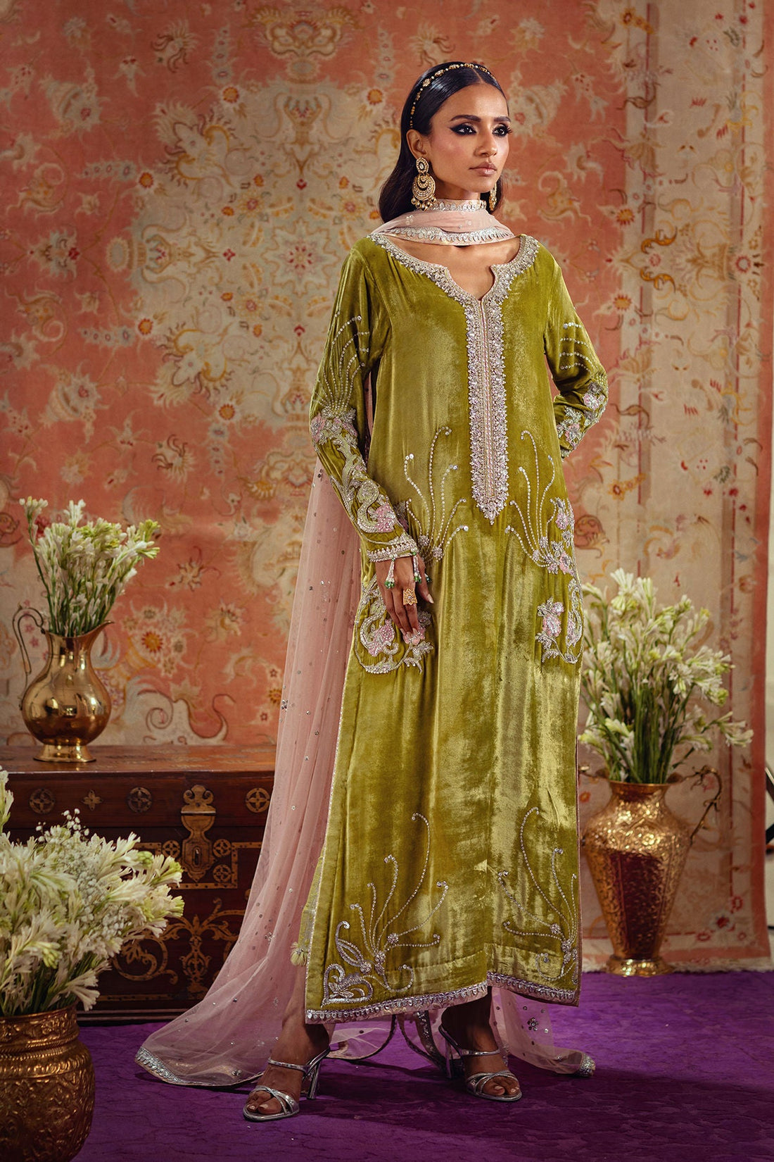 Annus Abrar | Mirha Winter Velour | Aya by Annus Abrar - Designer Dress - Type: Ladies Clothes - Available at Sana Yasir - 100% Original