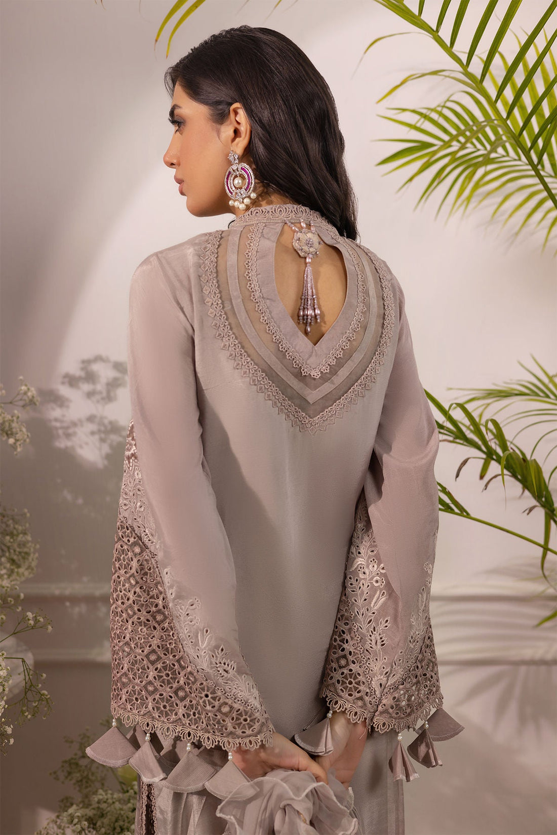 Annus Abrar | Sera Luxury | Ashni - Taupe by Annus Abrar - Designer Dress - Type: Ladies Clothes - Available at Sana Yasir - 100% Original