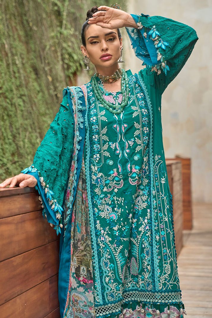 Ansab Jahangir | Zoha Lawn 24 | FRANGIPANI by Ansab Jahangir - Designer Dress - Type: Luxury - Available at Sana Yasir - 100% Original