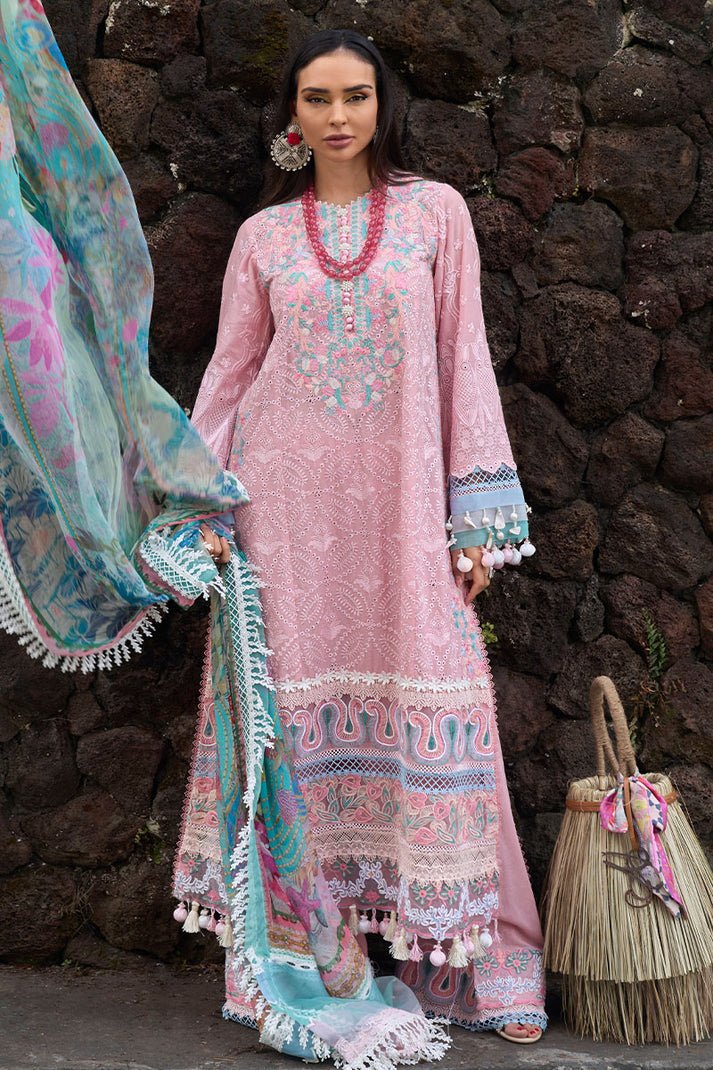 Ansab Jahangir | Zoha Lawn 24 | Peony by Ansab Jahangir - Designer Dress - Type: Luxury - Available at Sana Yasir - 100% Original