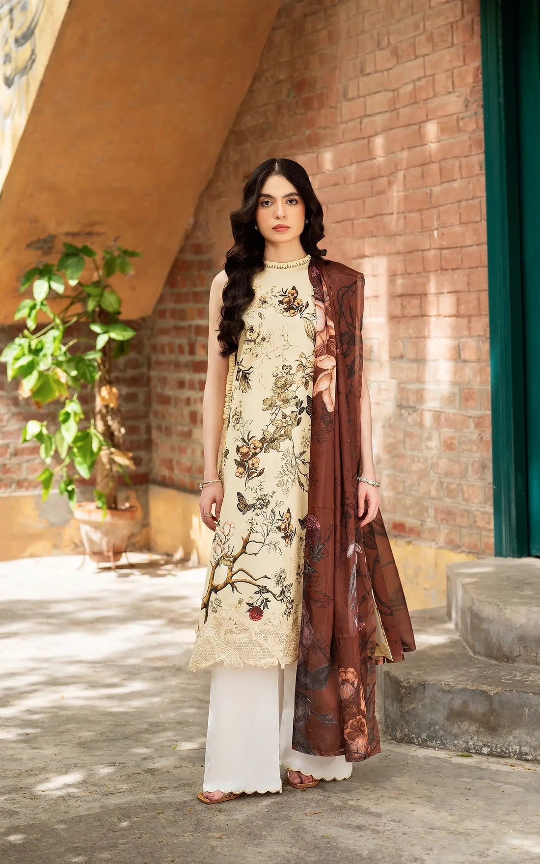 Asifa and Nabeel | Yakin Summer 25 | Meadow Bloom-(YKL25-01) by Asifa and Nabeel - Designer Dress - Type: Ladies Clothes - Available at Sana Yasir - 100% Original