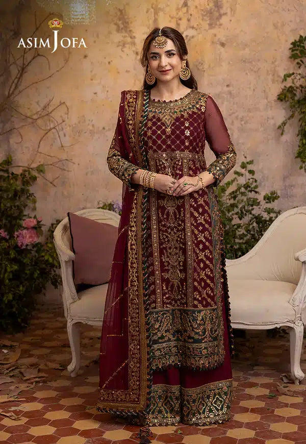 Asim Jofa | Khwab e Naubahar 23 | AJNB-09 by Asim Jofa - Designer Dress - Type: Bridal - Available at Sana Yasir - 100% Original