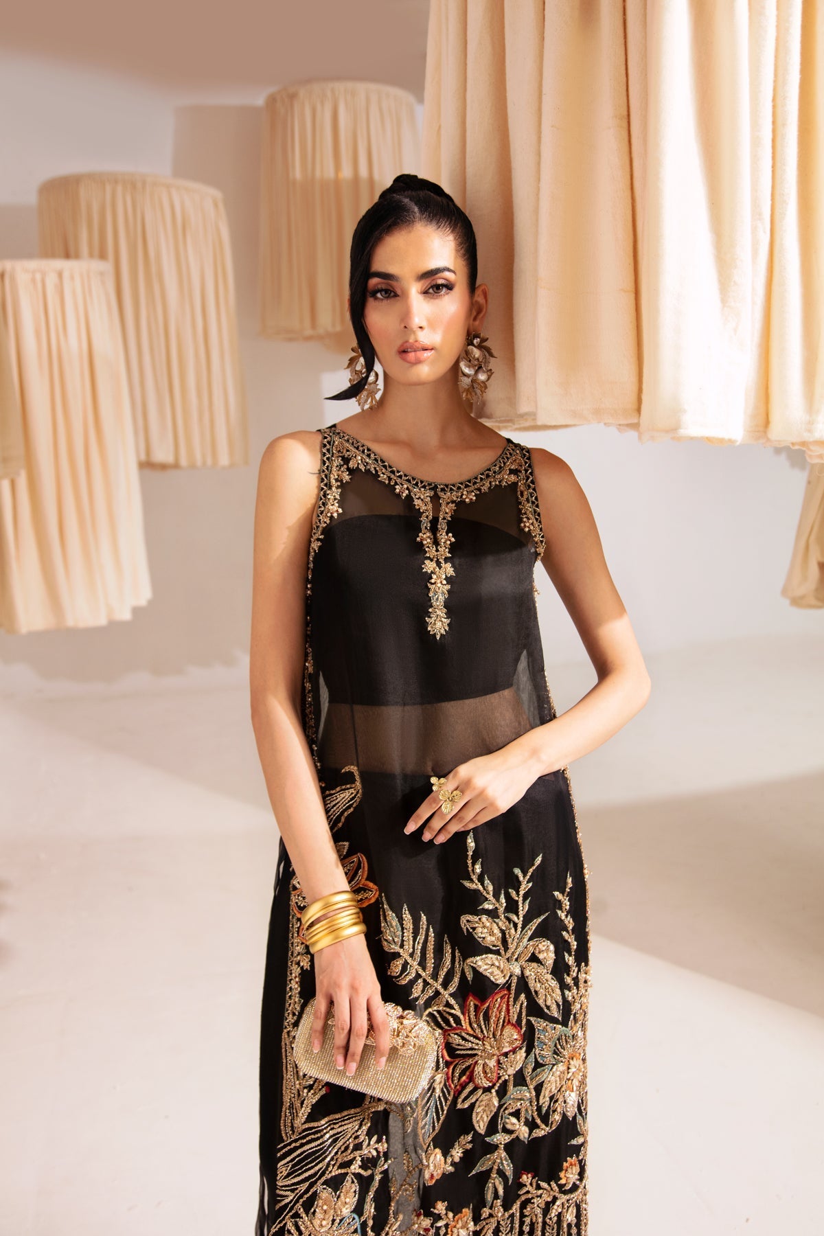 Ayesha and Usman | Aura Luxury Pret | MELANIC by Ayesha and Usman - Designer Dress - Type: Ladies Clothes - Available at Sana Yasir - 100% Original