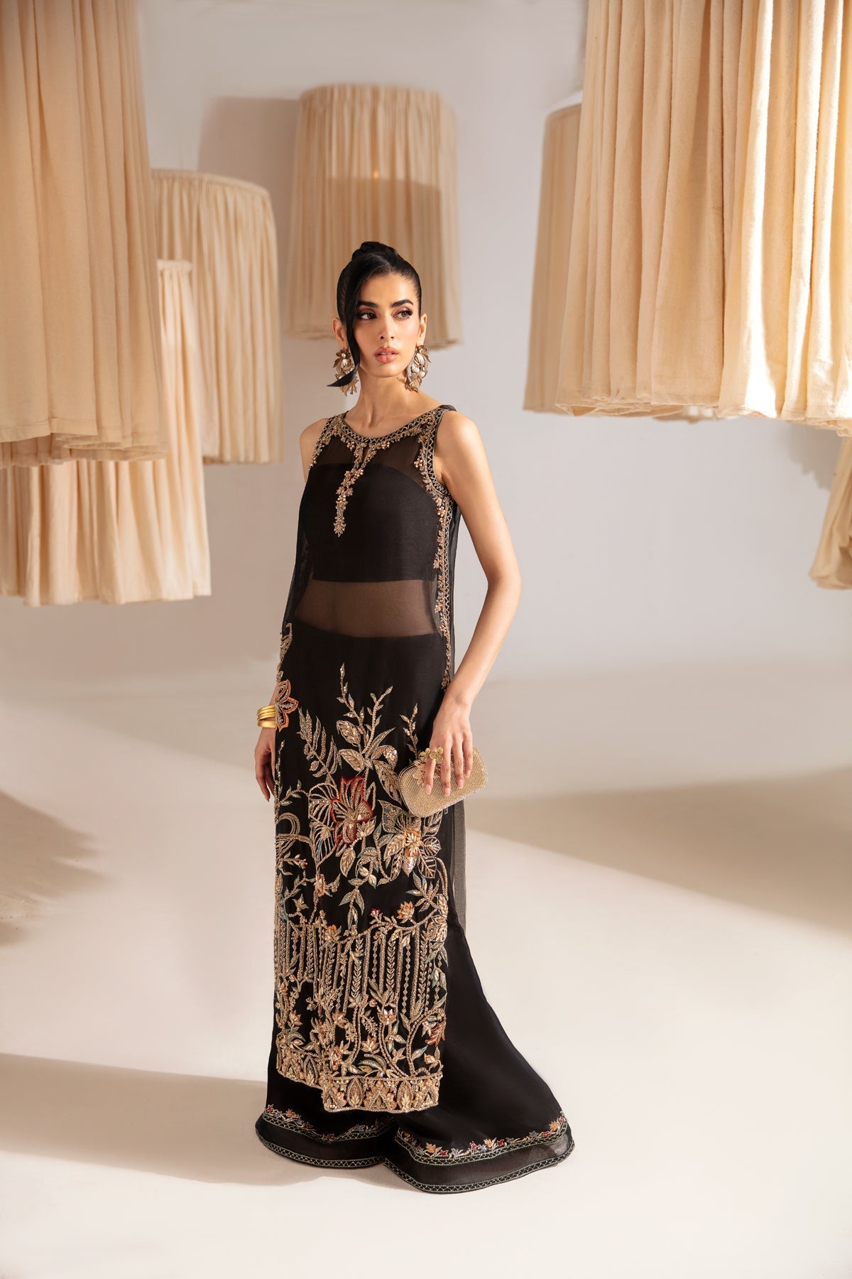 Ayesha and Usman | Aura Luxury Pret | MELANIC by Ayesha and Usman - Designer Dress - Type: Ladies Clothes - Available at Sana Yasir - 100% Original