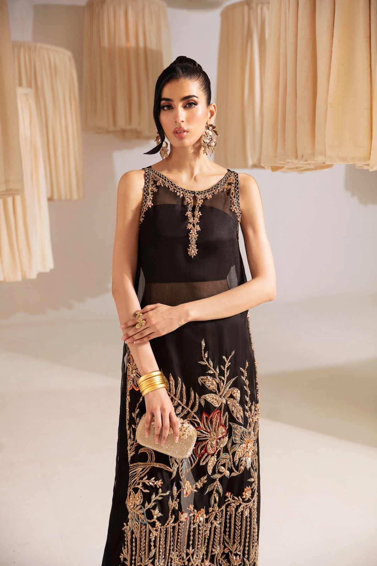 Ayesha and Usman | Aura Luxury Pret | MELANIC by Ayesha and Usman - Designer Dress - Type: Ladies Clothes - Available at Sana Yasir - 100% Original