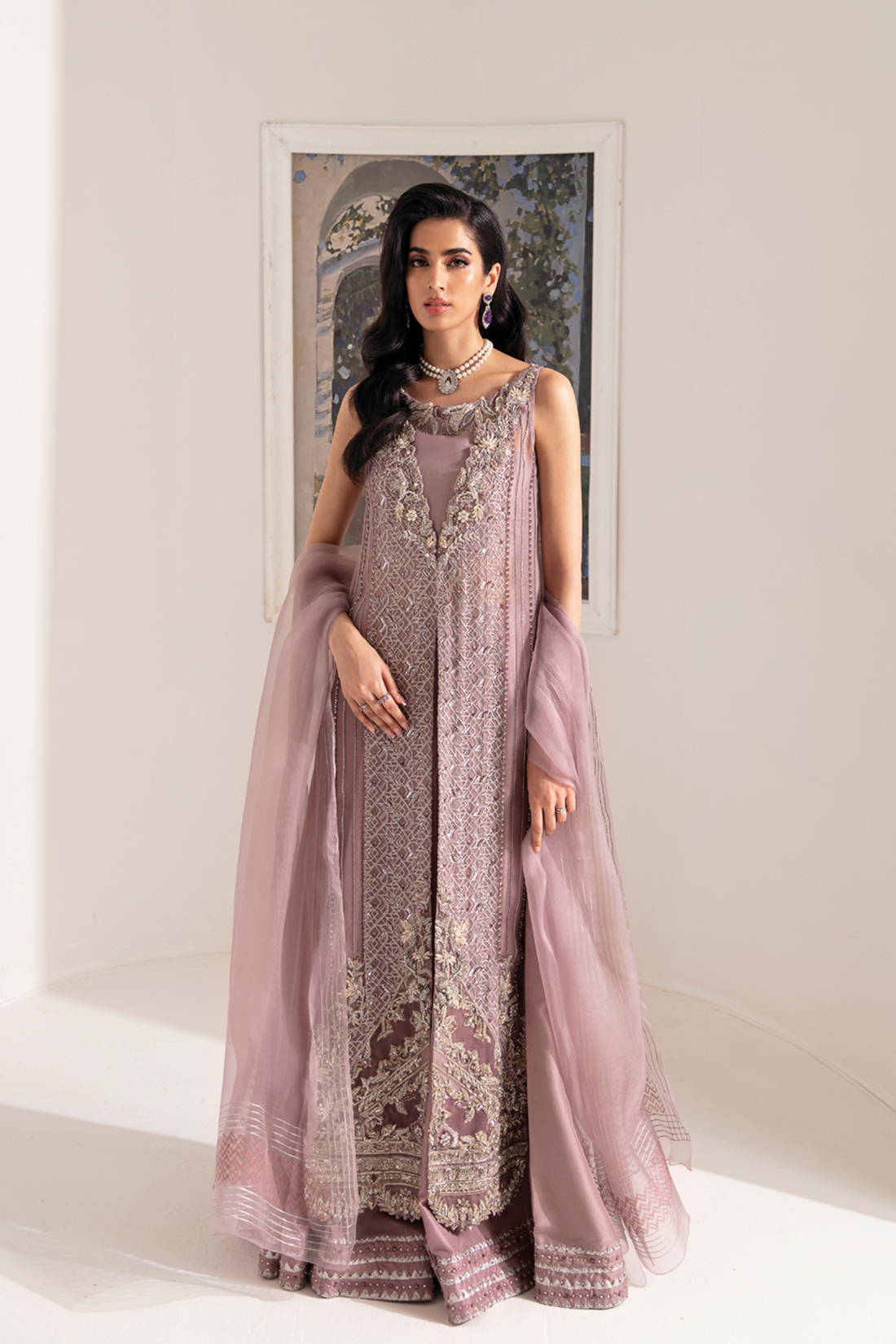 Ayesha and Usman | Aura Luxury Pret | PERIWINKLE by Ayesha and Usman - Designer Dress - Type: Ladies Clothes - Available at Sana Yasir - 100% Original
