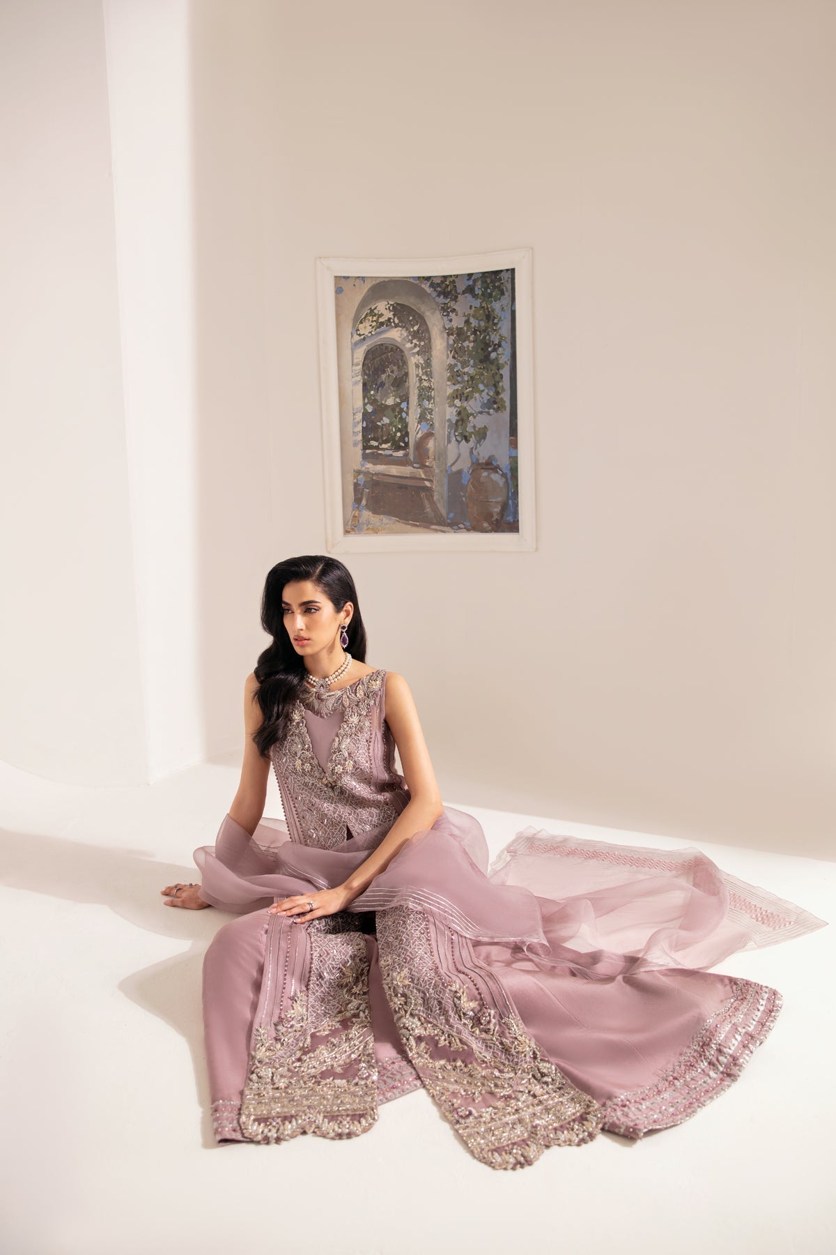 Ayesha and Usman | Aura Luxury Pret | PERIWINKLE by Ayesha and Usman - Designer Dress - Type: Ladies Clothes - Available at Sana Yasir - 100% Original
