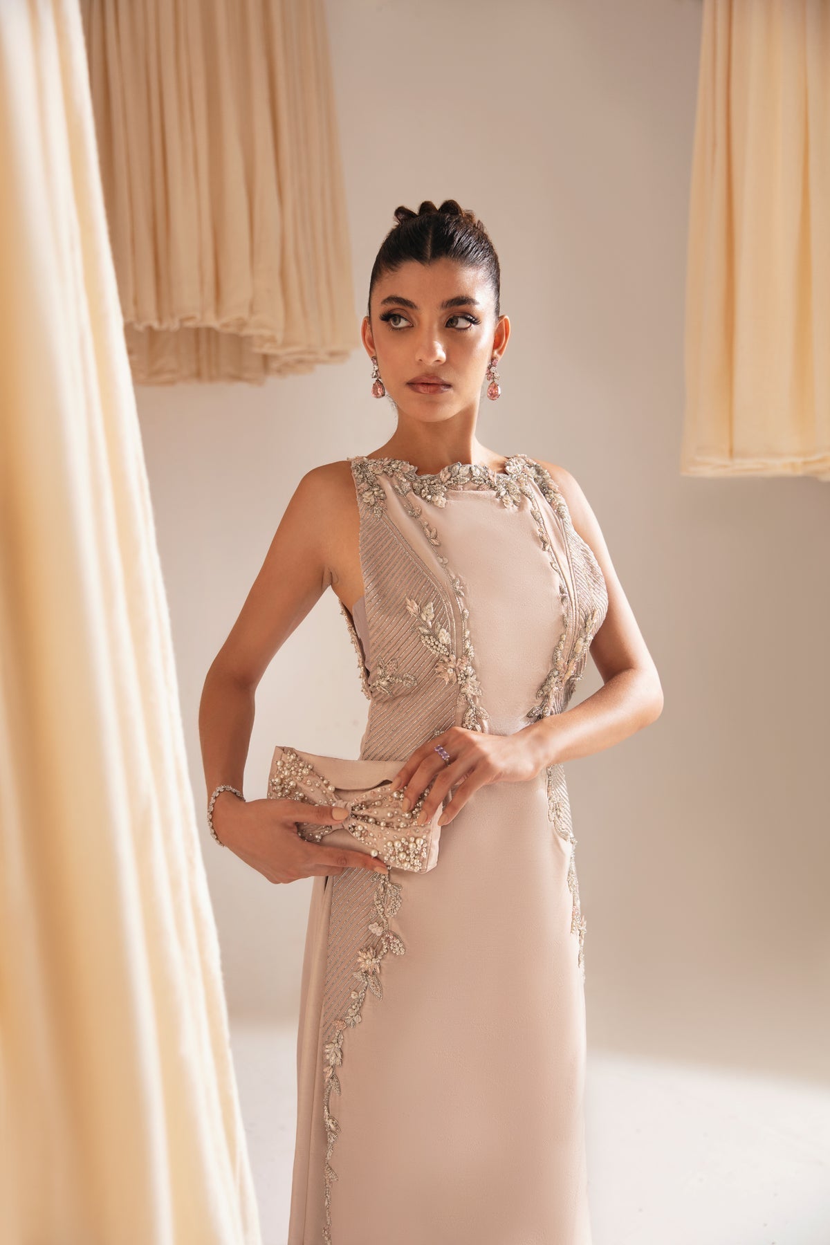 Ayesha and Usman | Aura Luxury Pret | Pale Blush by Ayesha and Usman - Designer Dress - Type: Ladies Clothes - Available at Sana Yasir - 100% Original