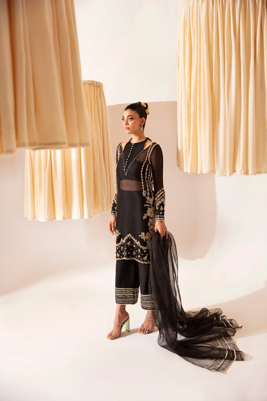 Ayesha and Usman | Aura Luxury Pret | RAVEN by Ayesha and Usman - Designer Dress - Type: Ladies Clothes - Available at Sana Yasir - 100% Original