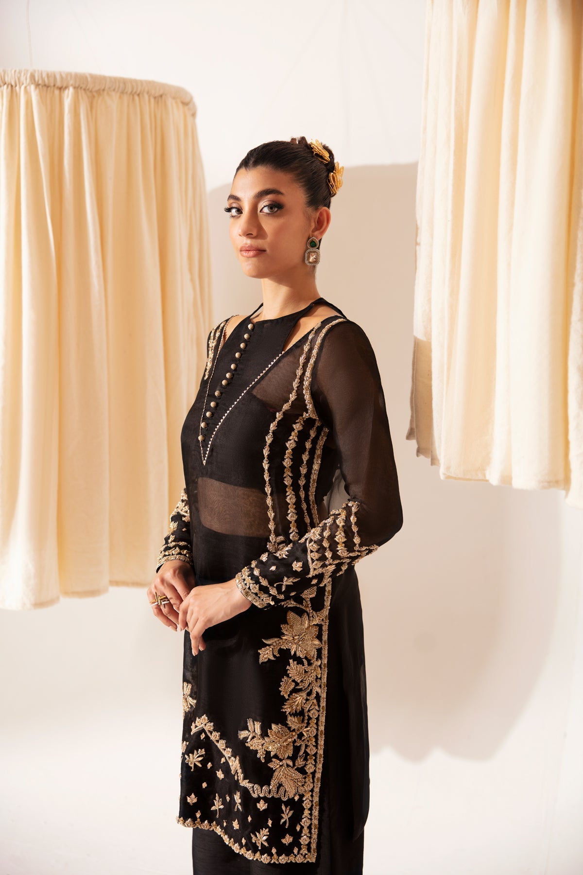 Ayesha and Usman | Aura Luxury Pret | RAVEN by Ayesha and Usman - Designer Dress - Type: Ladies Clothes - Available at Sana Yasir - 100% Original