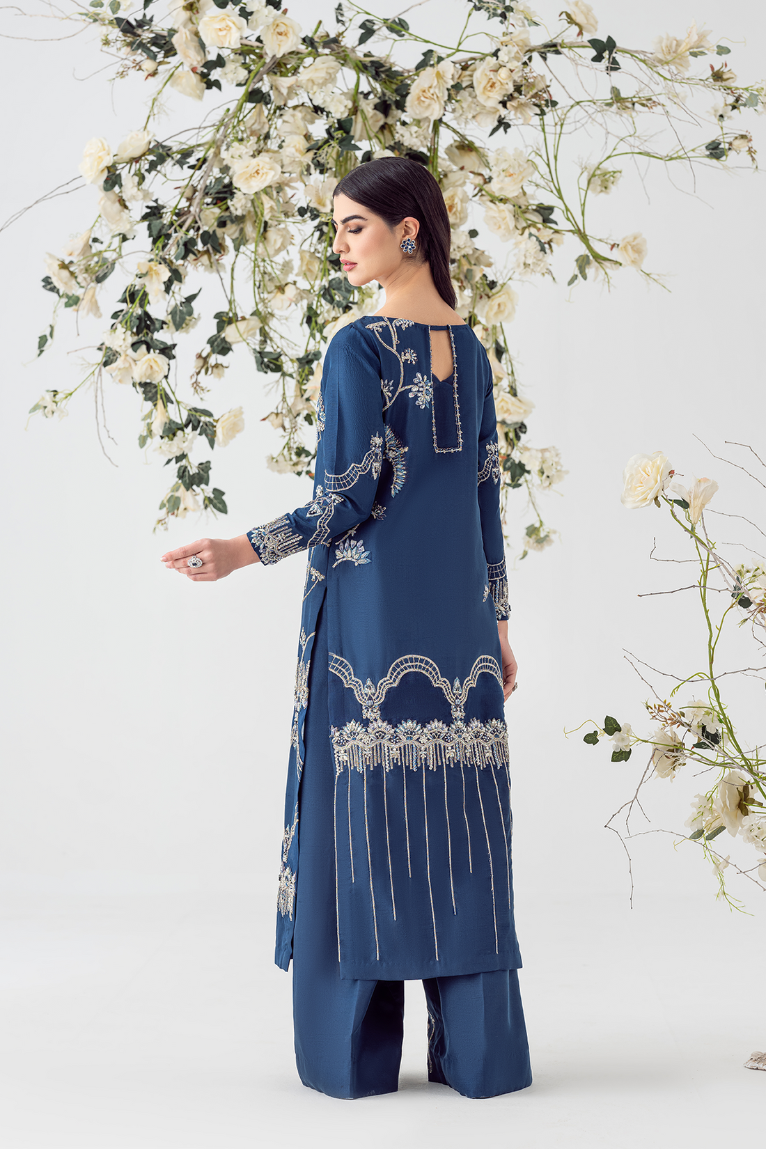Ayesha and Usman | Balcony Luxury Pret | BLUE OPAL by Ayesha and Usman - Designer Dress - Type: Ladies Clothes - Available at Sana Yasir - 100% Original