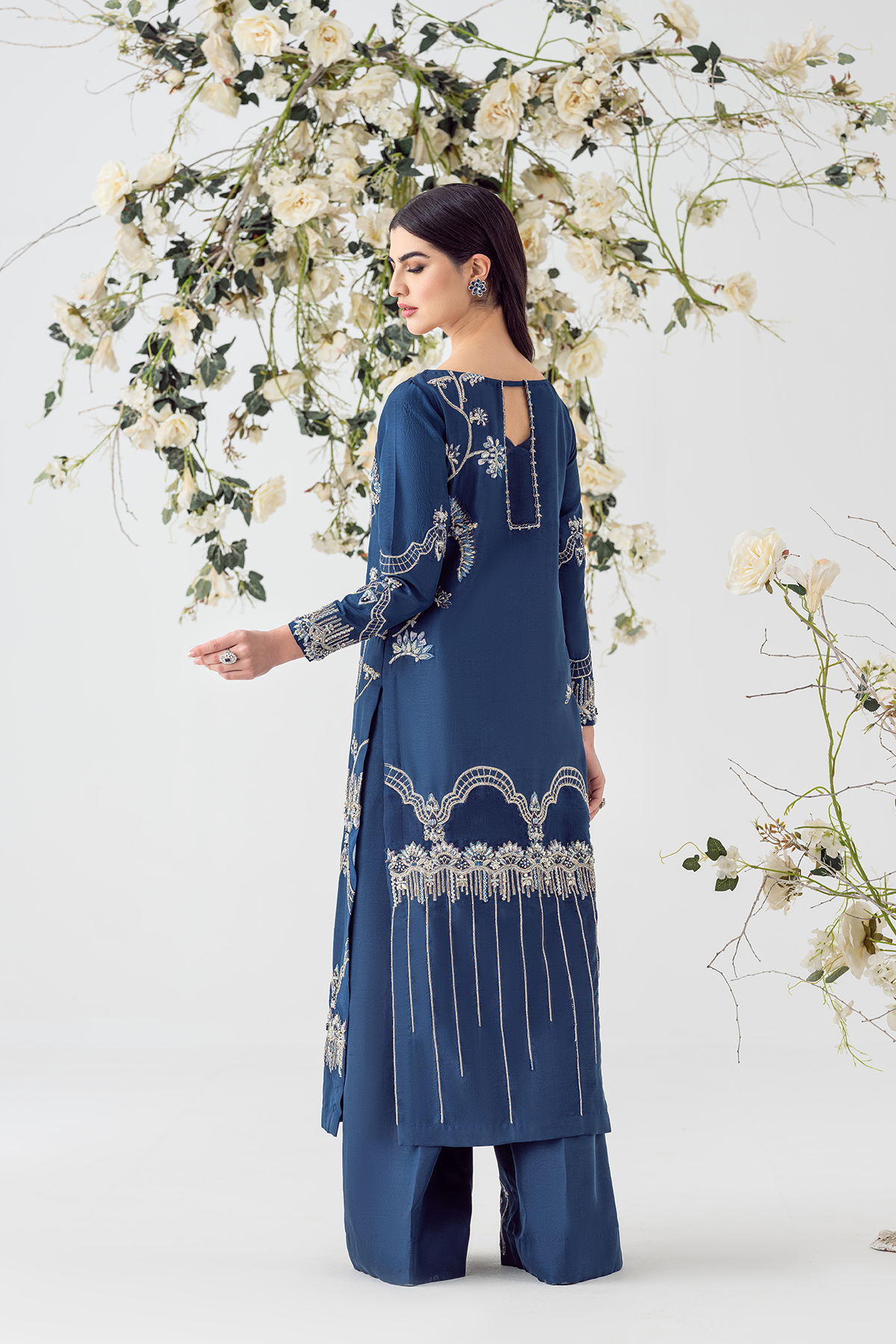 Ayesha and Usman | Balcony Luxury Pret | BLUE OPAL by Ayesha and Usman - Designer Dress - Type: Ladies Clothes - Available at Sana Yasir - 100% Original