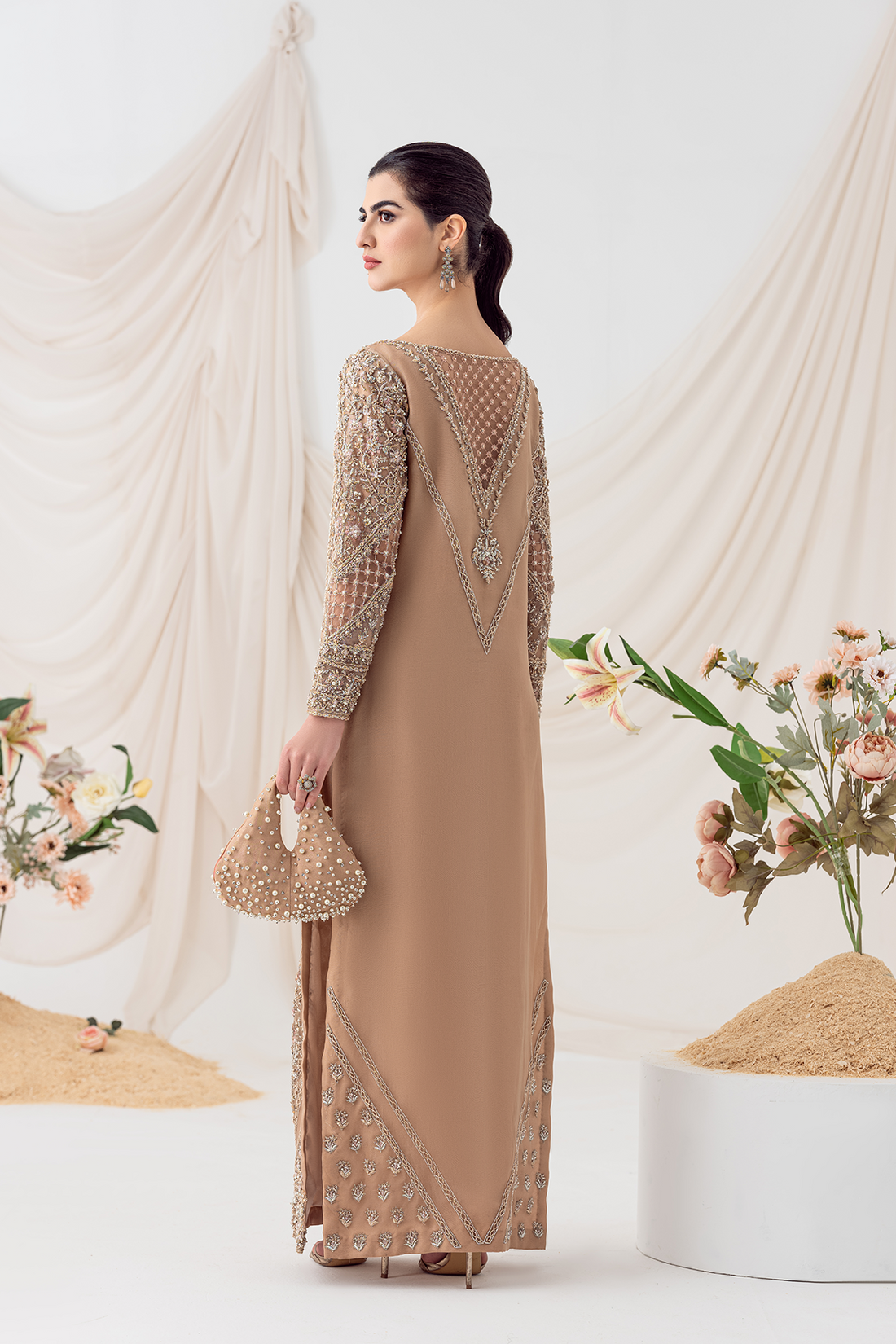 Ayesha and Usman | Balcony Luxury Pret | ROSE CLOUD by Ayesha and Usman - Designer Dress - Type: Ladies Clothes - Available at Sana Yasir - 100% Original