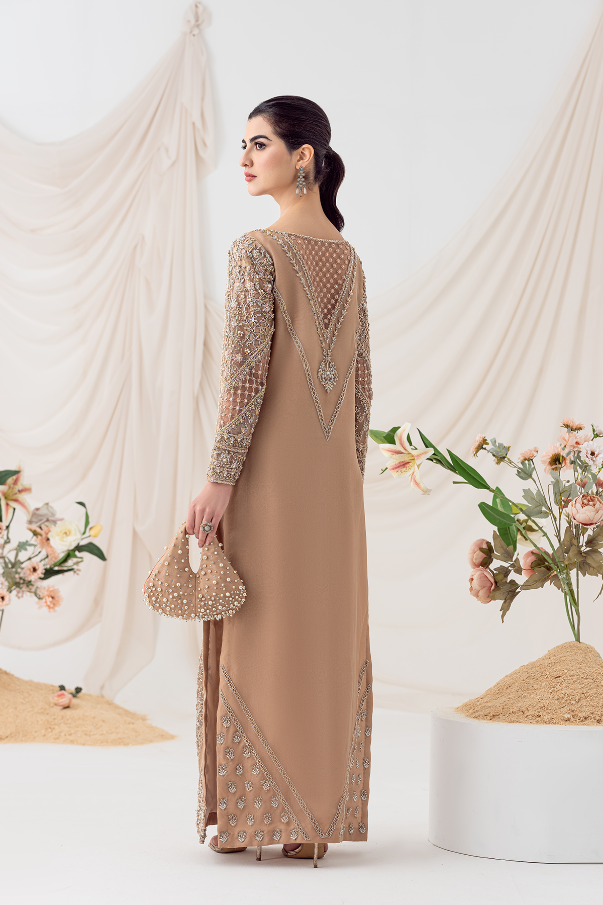 Ayesha and Usman | Balcony Luxury Pret | ROSE CLOUD by Ayesha and Usman - Designer Dress - Type: Ladies Clothes - Available at Sana Yasir - 100% Original