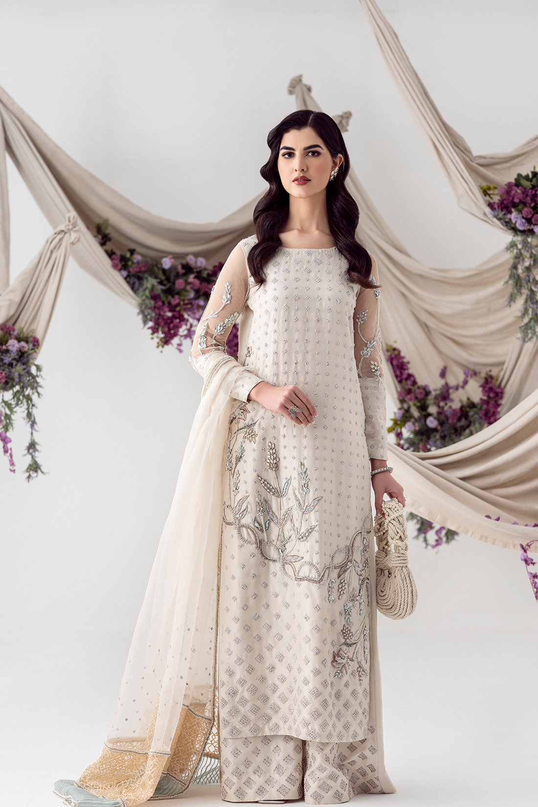 Ayesha and Usman | Balcony Luxury Pret | WATER LILY by Ayesha and Usman - Designer Dress - Type: Ladies Clothes - Available at Sana Yasir - 100% Original