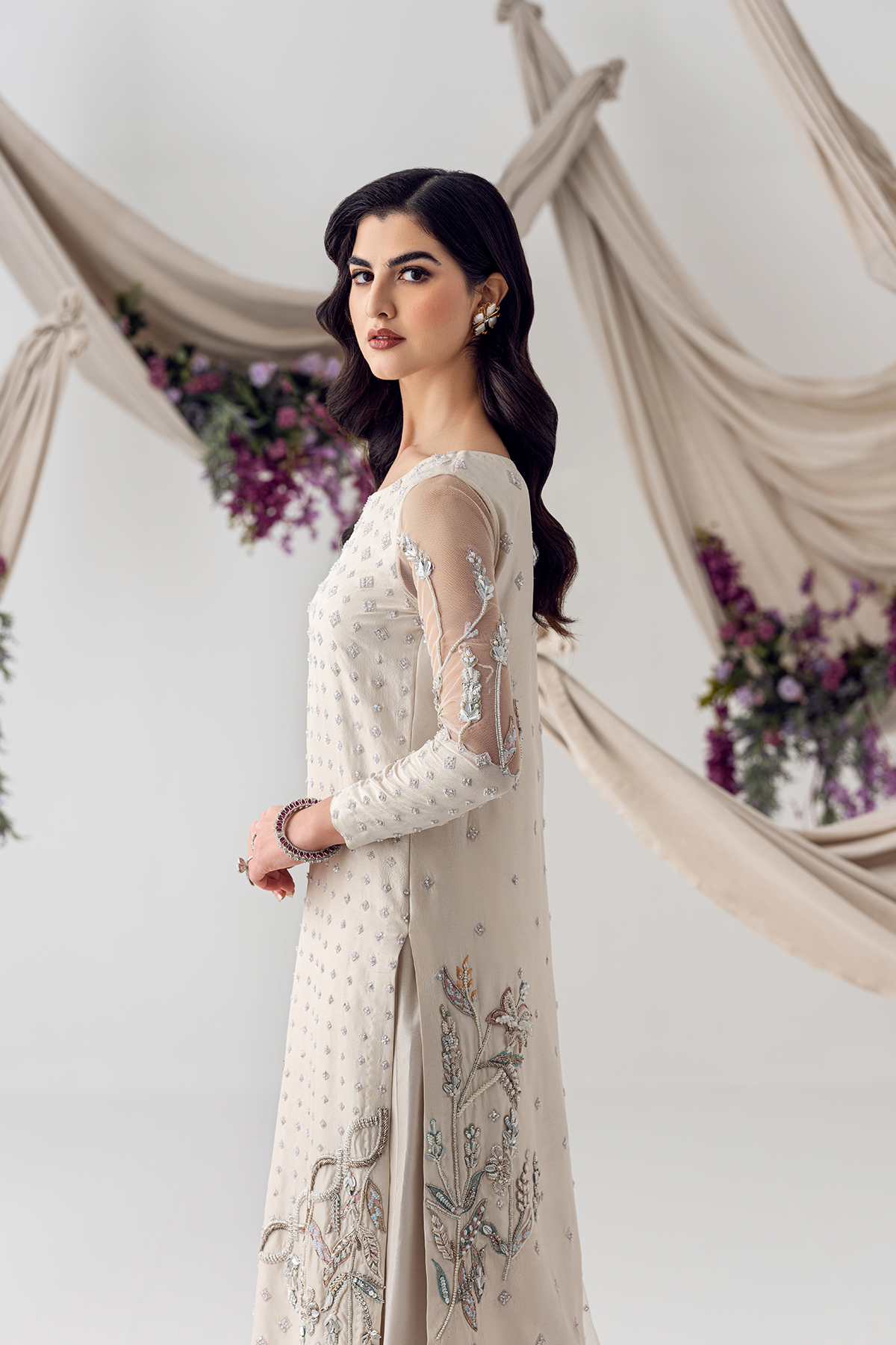 Ayesha and Usman | Balcony Luxury Pret | WATER LILY by Ayesha and Usman - Designer Dress - Type: Ladies Clothes - Available at Sana Yasir - 100% Original