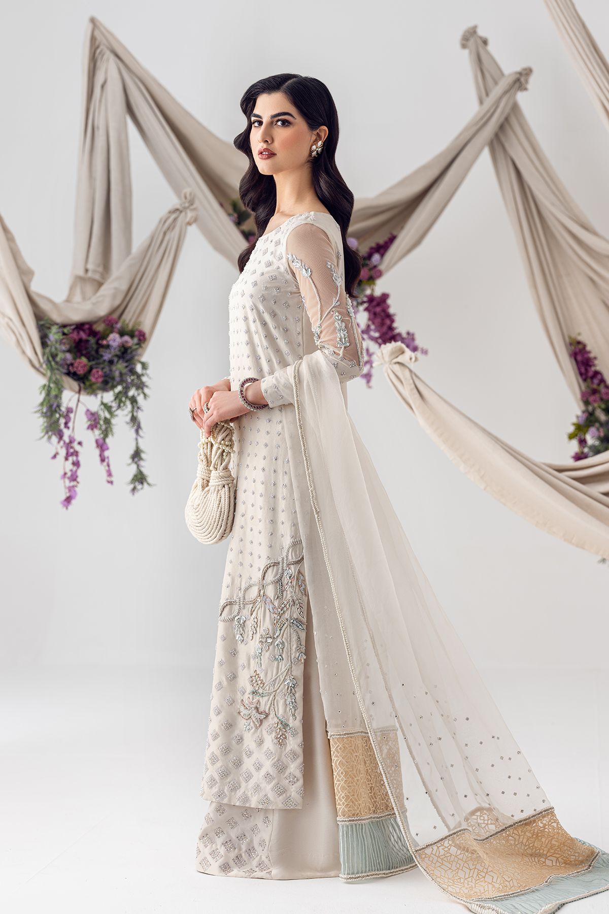 Ayesha and Usman | Balcony Luxury Pret | WATER LILY by Ayesha and Usman - Designer Dress - Type: Ladies Clothes - Available at Sana Yasir - 100% Original