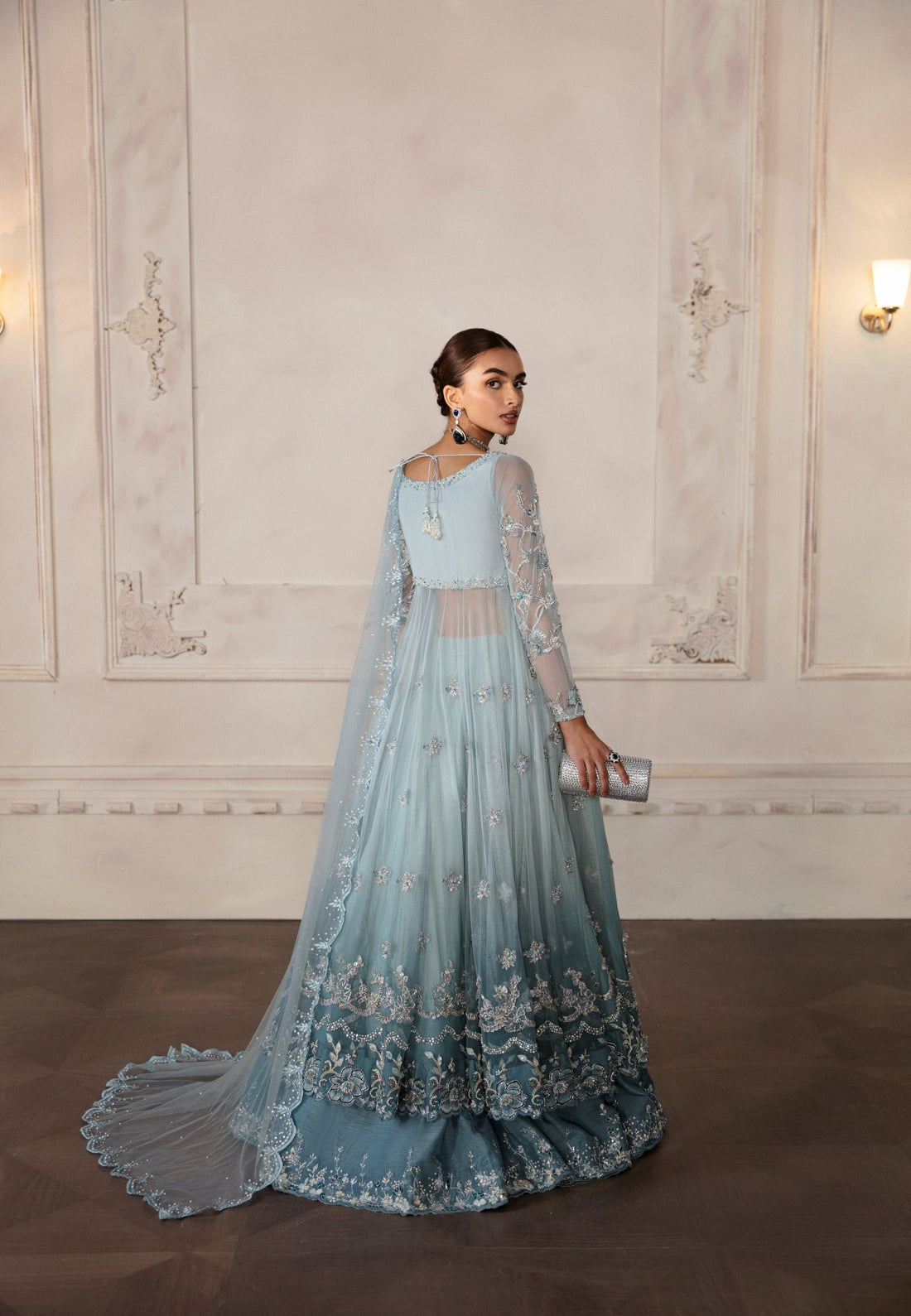 Ayesha and Usman | Bliss Luxury Pret | Frozen Aqua by Ayesha and Usman - Designer Dress - Type: Ladies Clothes - Available at Sana Yasir - 100% Original
