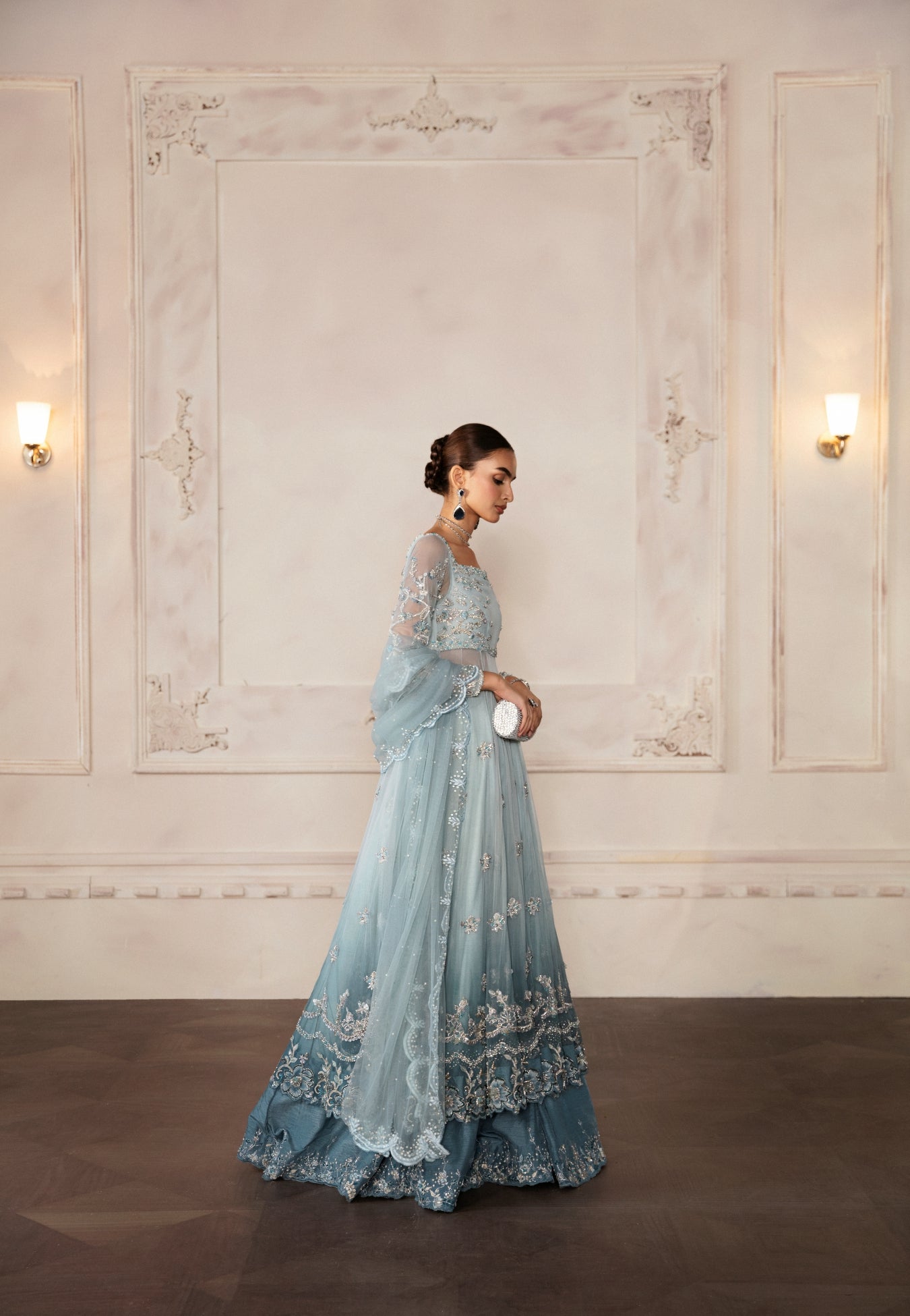 Ayesha and Usman | Bliss Luxury Pret | Frozen Aqua by Ayesha and Usman - Designer Dress - Type: Ladies Clothes - Available at Sana Yasir - 100% Original