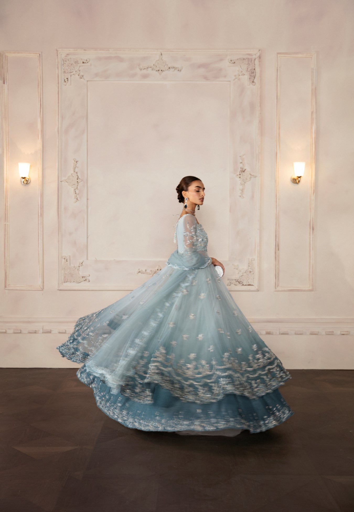 Ayesha and Usman | Bliss Luxury Pret | Frozen Aqua by Ayesha and Usman - Designer Dress - Type: Ladies Clothes - Available at Sana Yasir - 100% Original