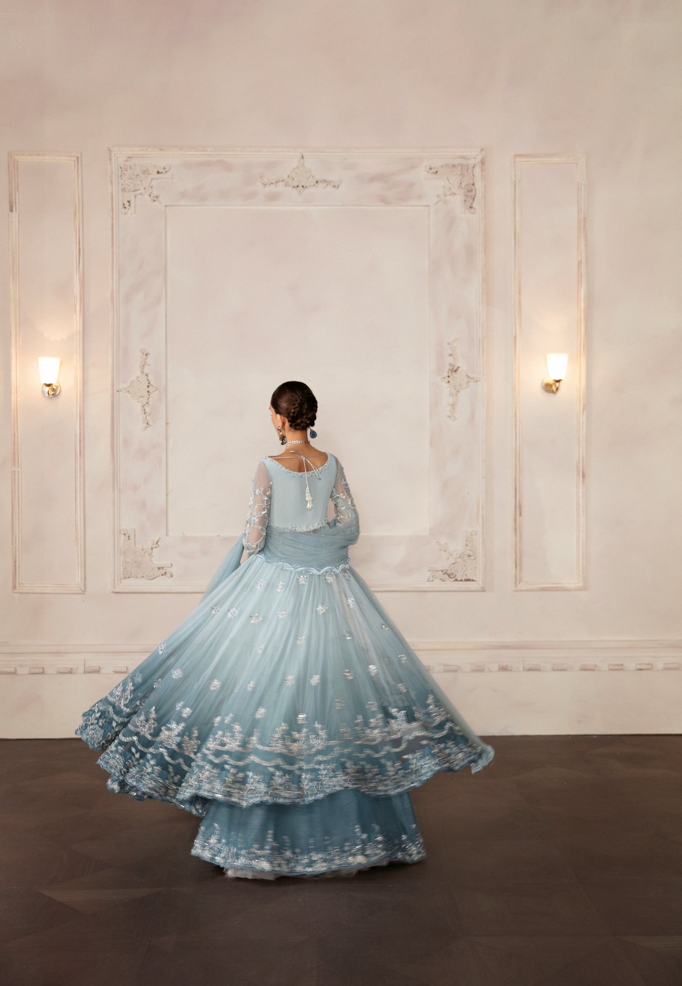 Ayesha and Usman | Bliss Luxury Pret | Frozen Aqua by Ayesha and Usman - Designer Dress - Type: Ladies Clothes - Available at Sana Yasir - 100% Original