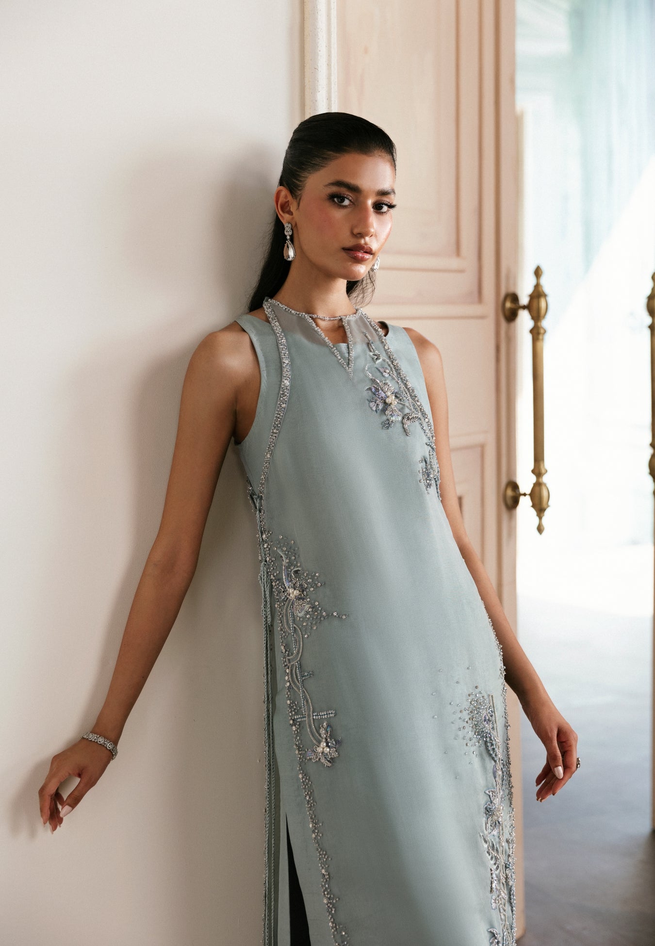 Ayesha and Usman | Bliss Luxury Pret | Moon stone by Ayesha and Usman - Designer Dress - Type: Ladies Clothes - Available at Sana Yasir - 100% Original