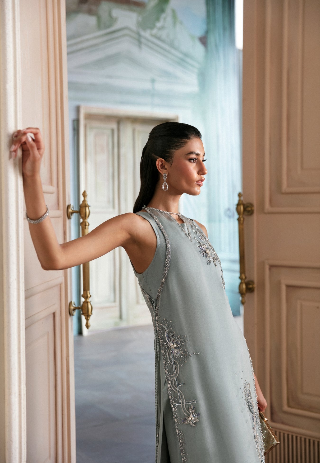 Ayesha and Usman | Bliss Luxury Pret | Moon stone by Ayesha and Usman - Designer Dress - Type: Ladies Clothes - Available at Sana Yasir - 100% Original