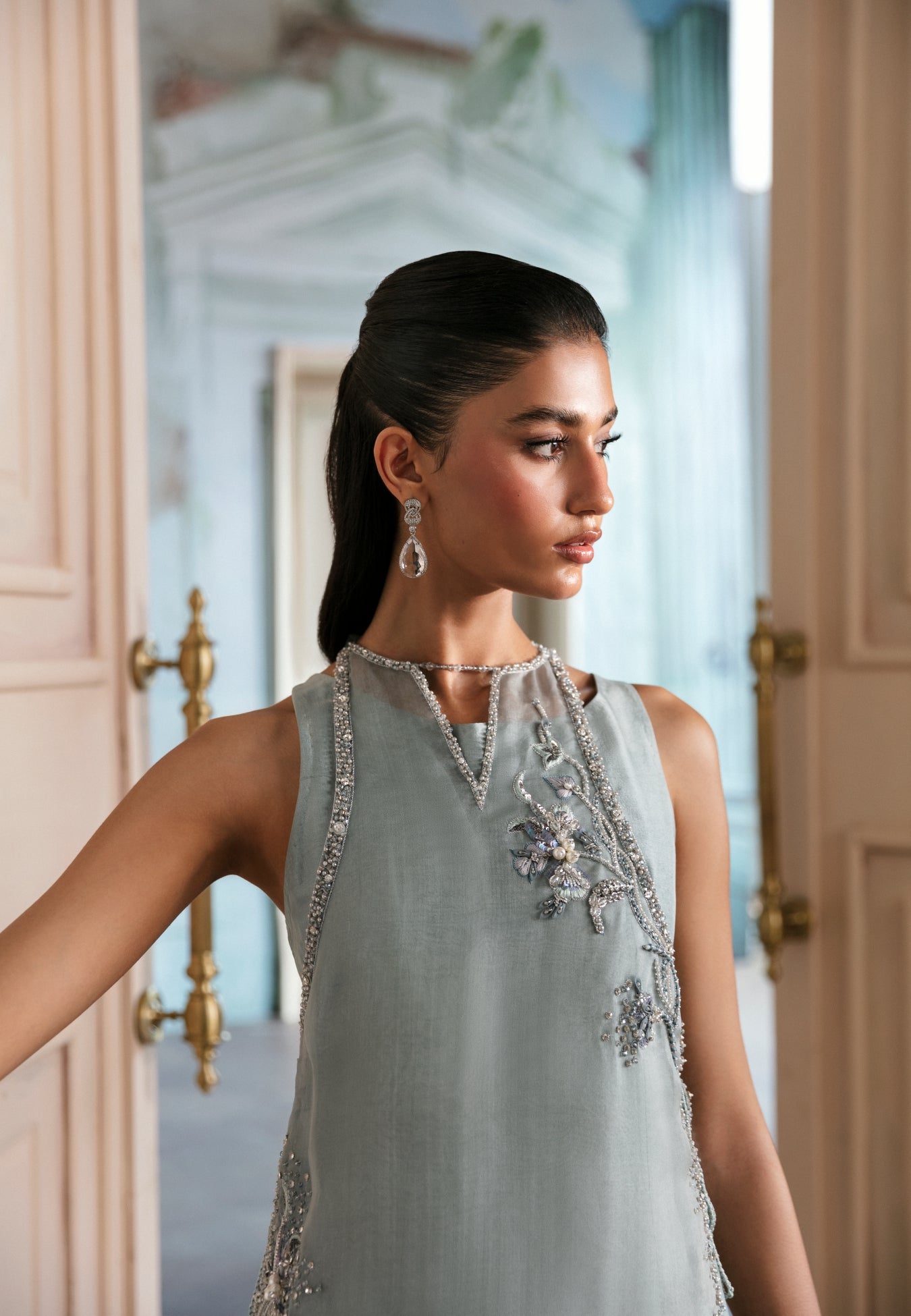 Ayesha and Usman | Bliss Luxury Pret | Moon stone by Ayesha and Usman - Designer Dress - Type: Ladies Clothes - Available at Sana Yasir - 100% Original