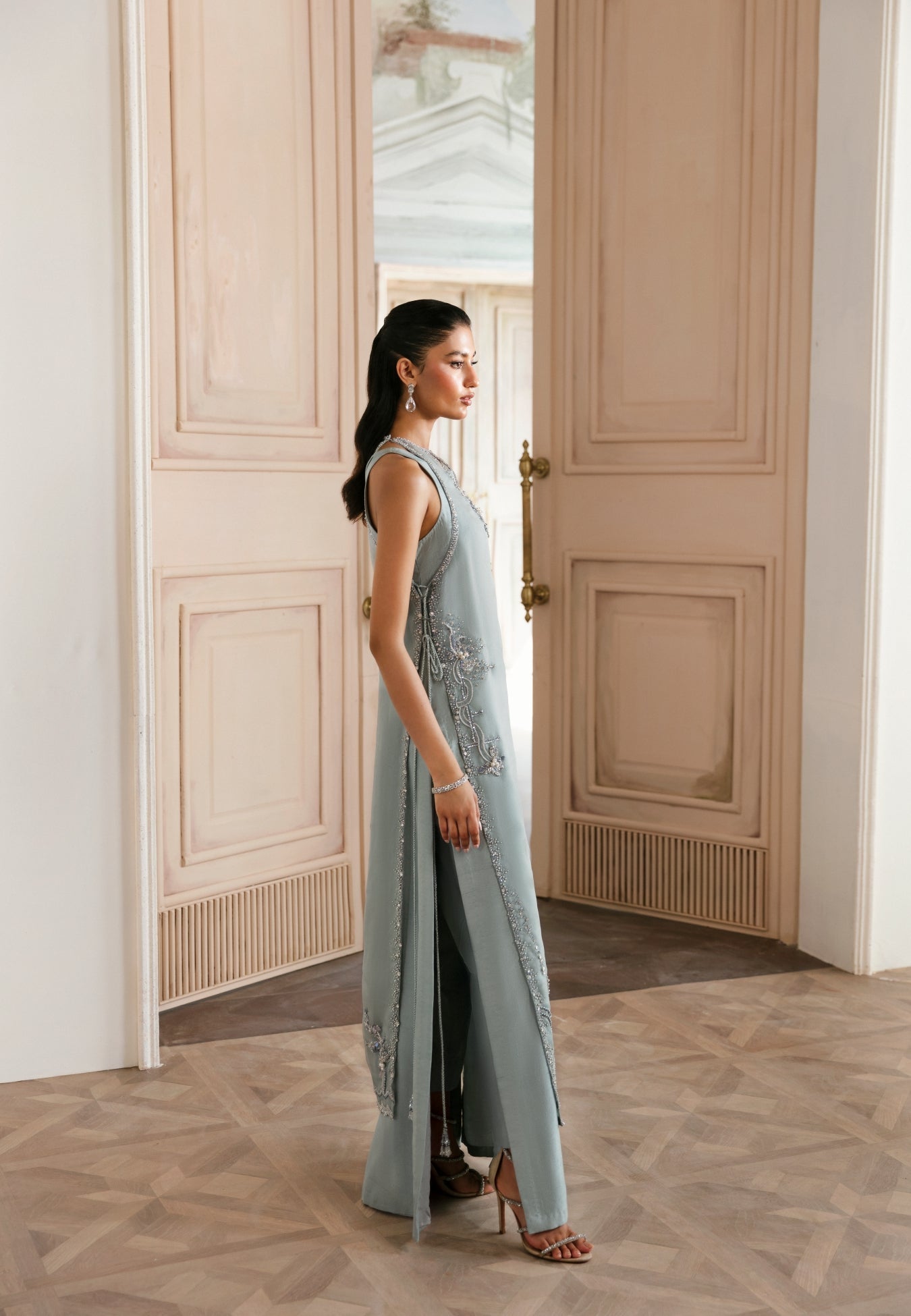 Ayesha and Usman | Bliss Luxury Pret | Moon stone by Ayesha and Usman - Designer Dress - Type: Ladies Clothes - Available at Sana Yasir - 100% Original