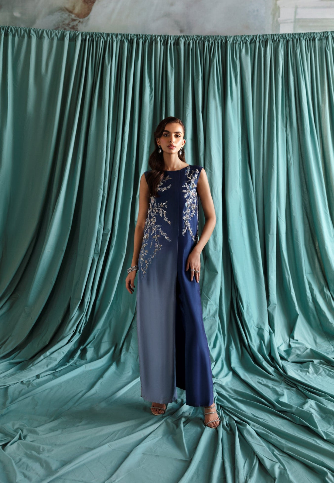 Ayesha and Usman | Bliss Luxury Pret | Ocean Ombre by Ayesha and Usman - Designer Dress - Type: Ladies Clothes - Available at Sana Yasir - 100% Original
