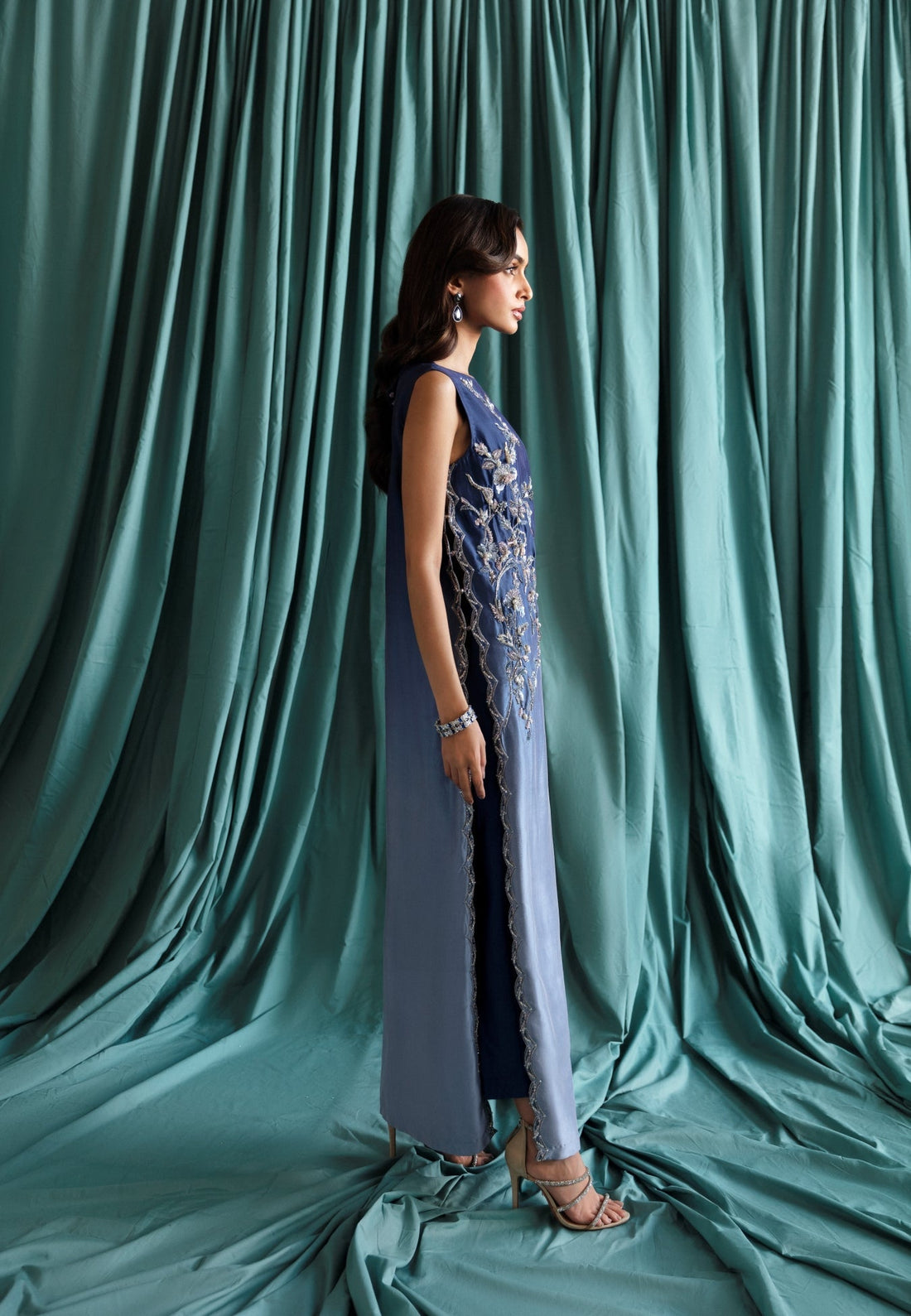 Ayesha and Usman | Bliss Luxury Pret | Ocean Ombre by Ayesha and Usman - Designer Dress - Type: Ladies Clothes - Available at Sana Yasir - 100% Original