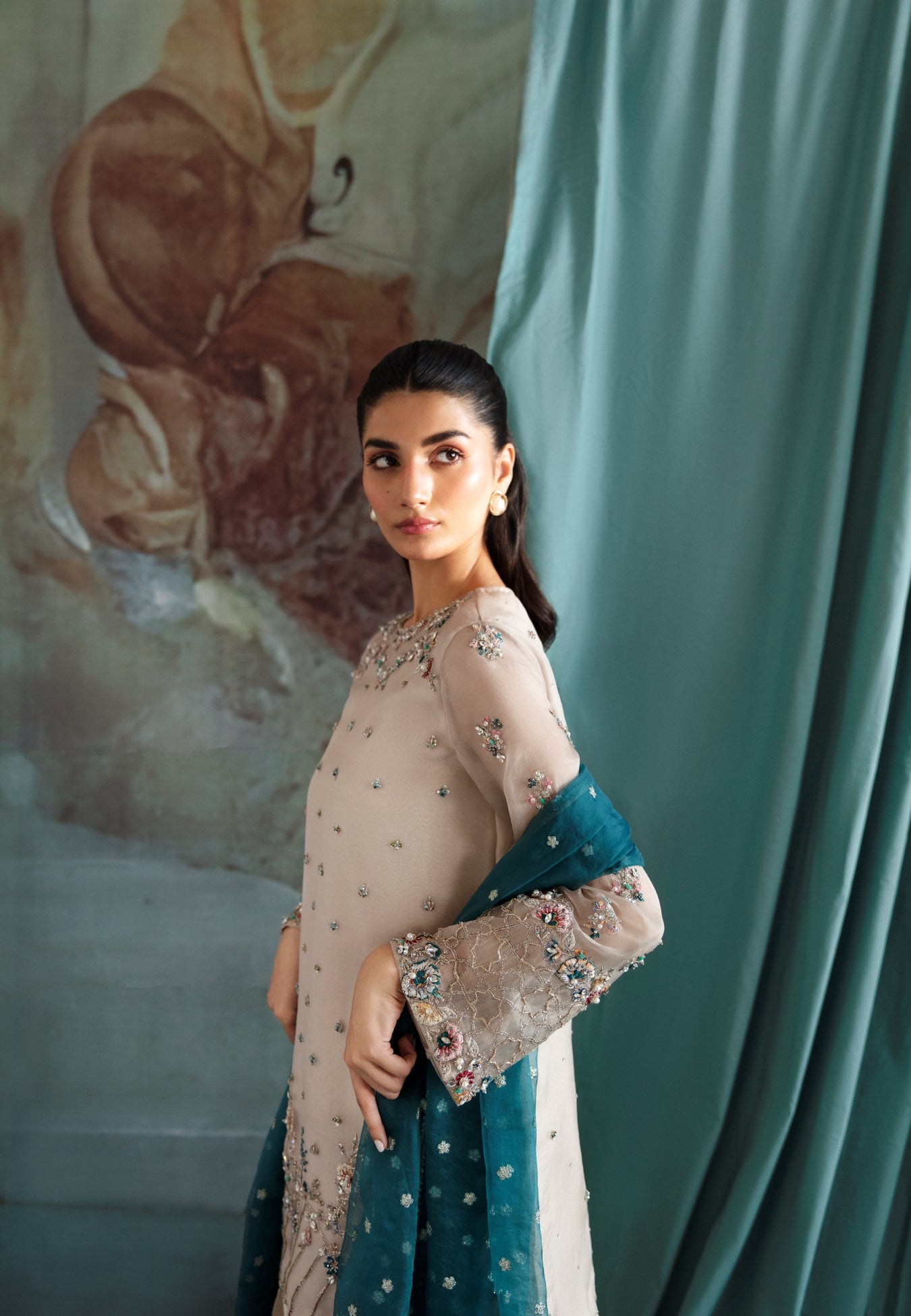 Ayesha and Usman | Bliss Luxury Pret | Polar Mist by Ayesha and Usman - Designer Dress - Type: Ladies Clothes - Available at Sana Yasir - 100% Original