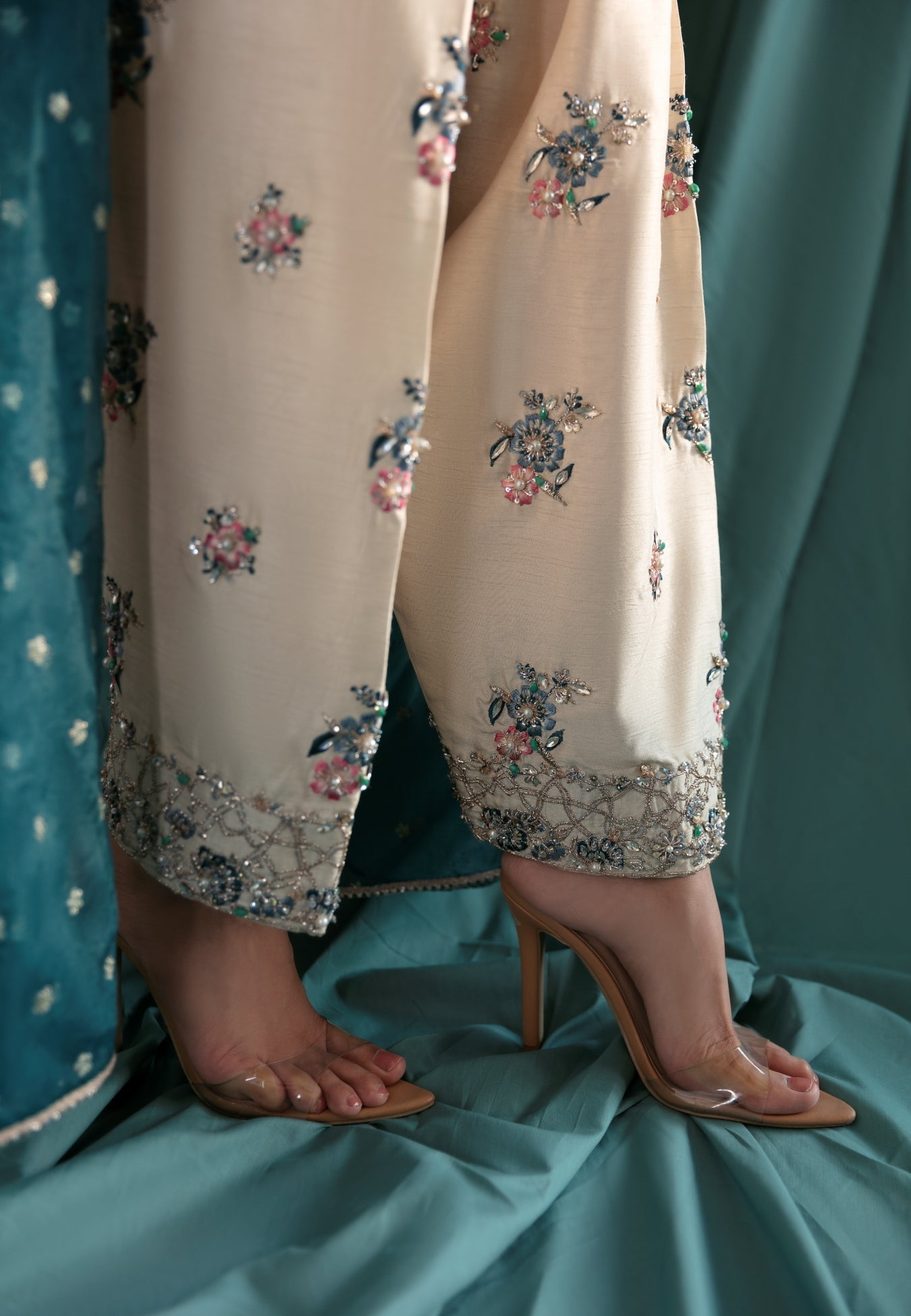 Ayesha and Usman | Bliss Luxury Pret | Polar Mist by Ayesha and Usman - Designer Dress - Type: Ladies Clothes - Available at Sana Yasir - 100% Original