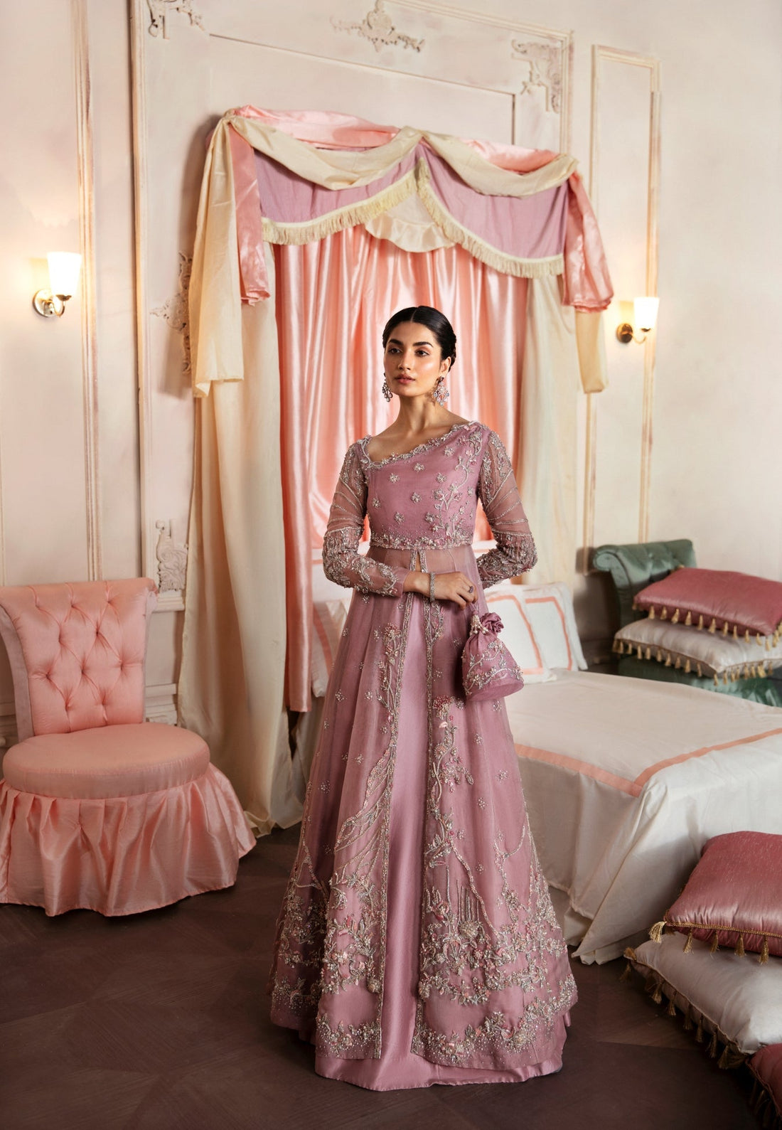 Ayesha and Usman | Bliss Luxury Pret | Rosy Mist by Ayesha and Usman - Designer Dress - Type: Ladies Clothes - Available at Sana Yasir - 100% Original