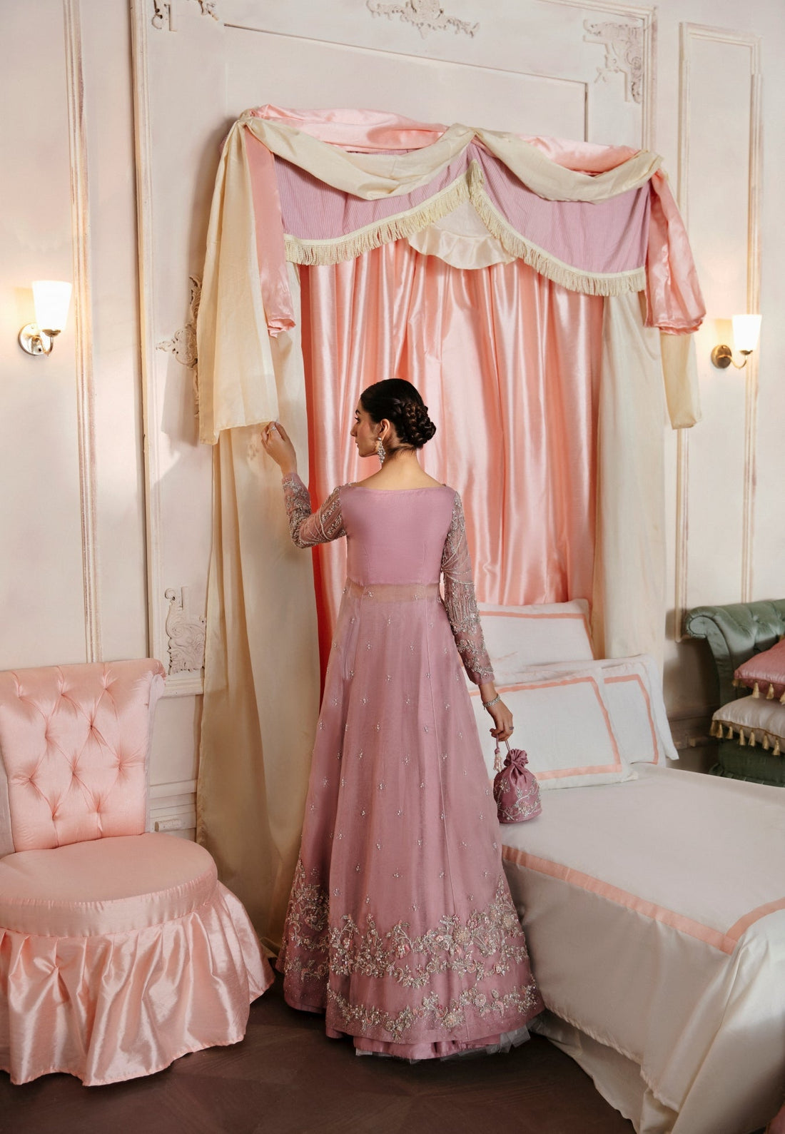 Ayesha and Usman | Bliss Luxury Pret | Rosy Mist by Ayesha and Usman - Designer Dress - Type: Ladies Clothes - Available at Sana Yasir - 100% Original